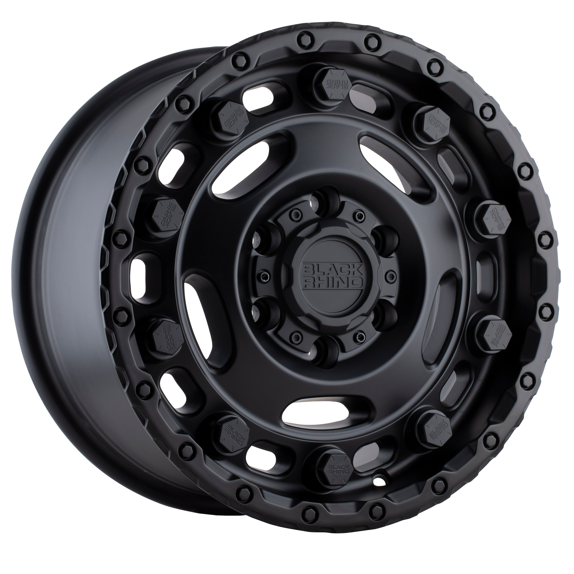Black Rhino 16"x8" Non-Chrome Matte Black Custom Wheel ARSWCW1680GCR455160M65