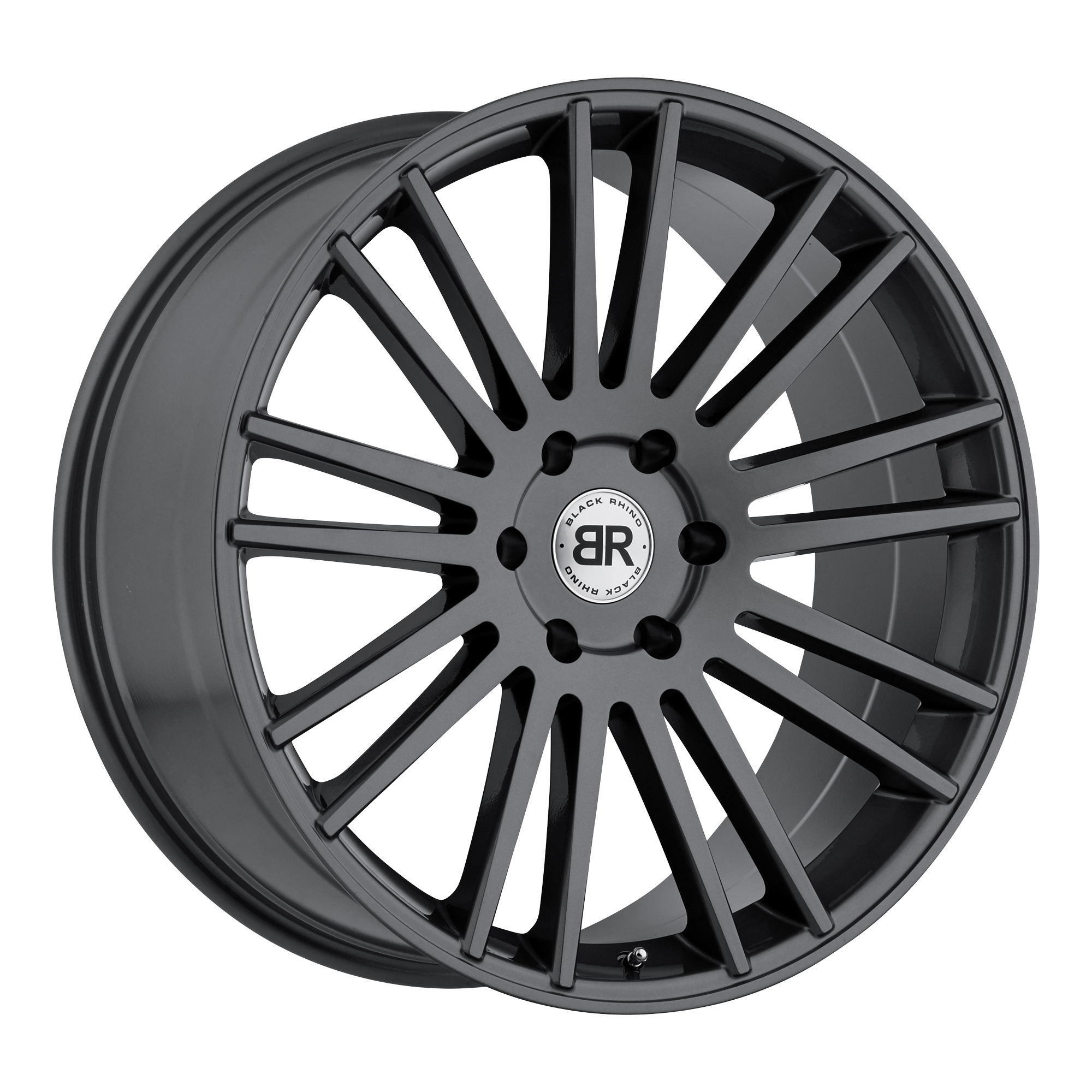 Black Rhino 22"x9.5" Non-Chrome Gloss Gunmetal Custom Wheel ARSWCW2295KRG256140G12