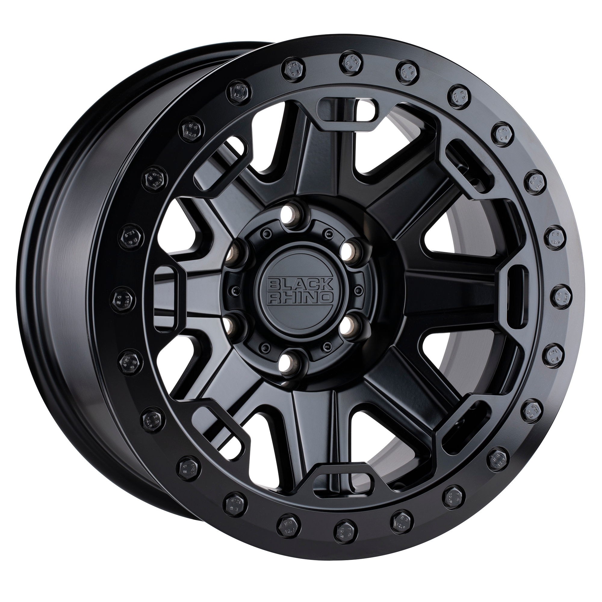 Black Rhino 17"x8.5" Non-Chrome Matte Black Custom Wheel ARSWCW1785RFT88170M25