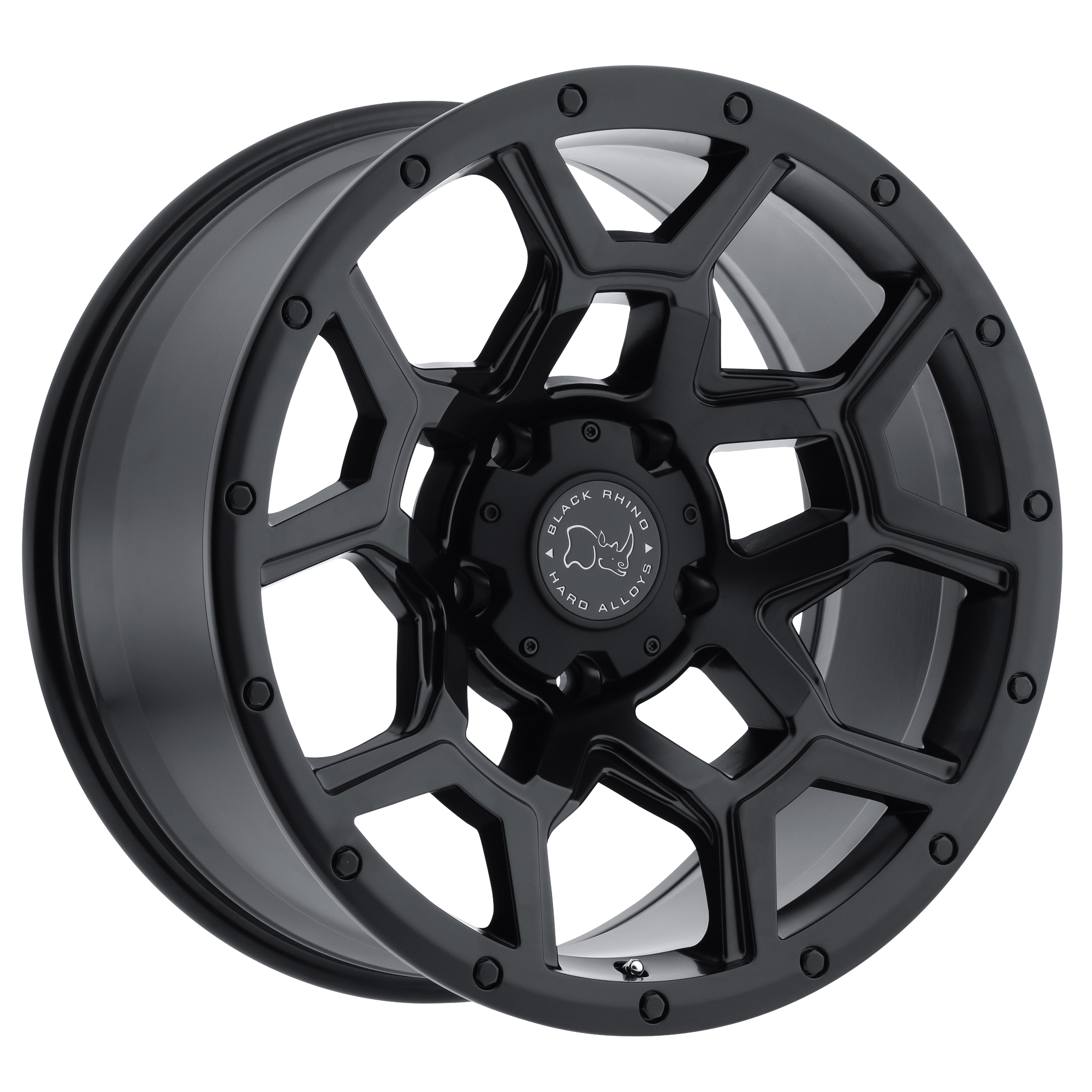 Black Rhino 17"x8" Non-Chrome Matte Black Custom Wheel ARSWCW1780VRL355120M76