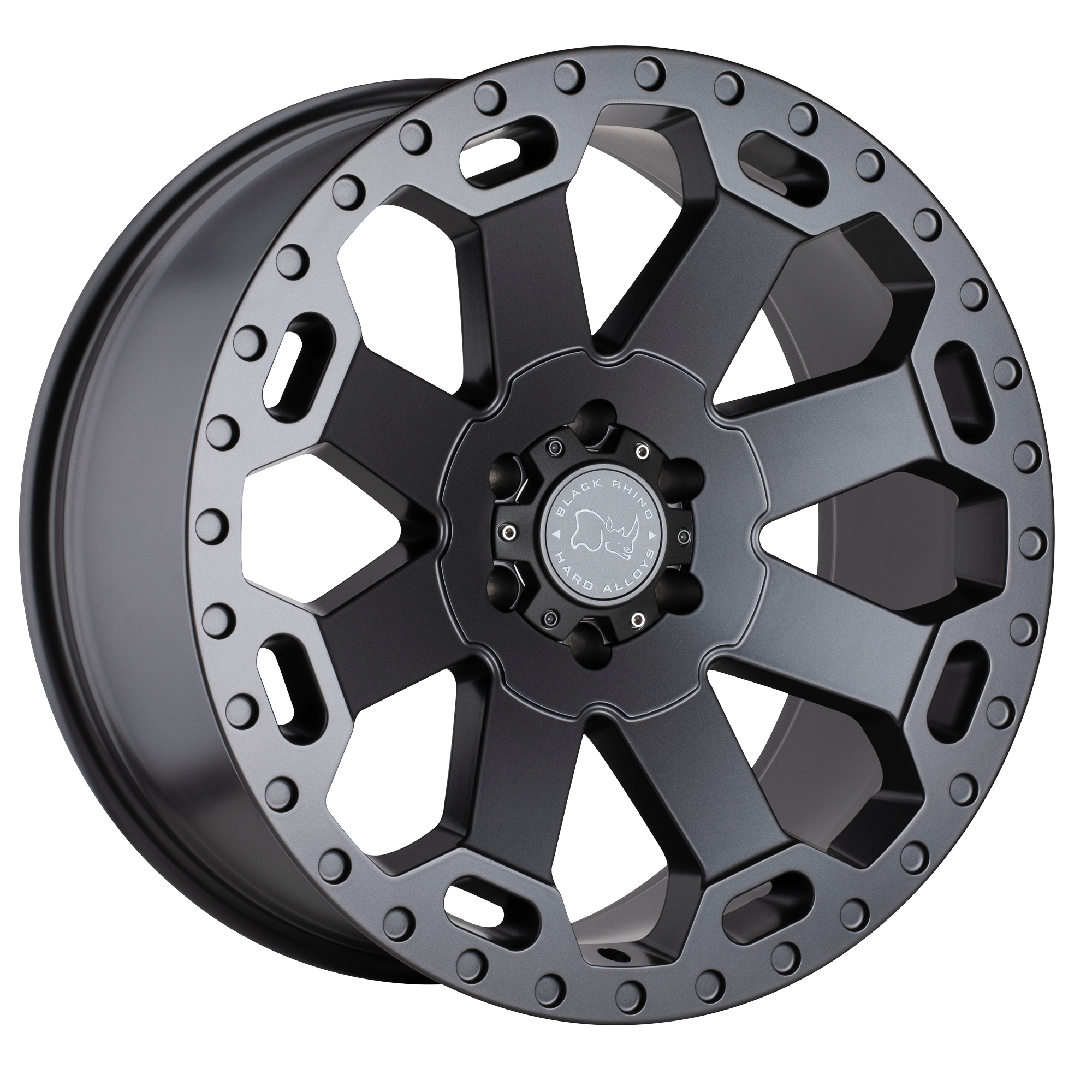 Black Rhino 22"x10" Non-Chrome Matte Gunmetal Custom Wheel ARSWCW2210WAR128165G22