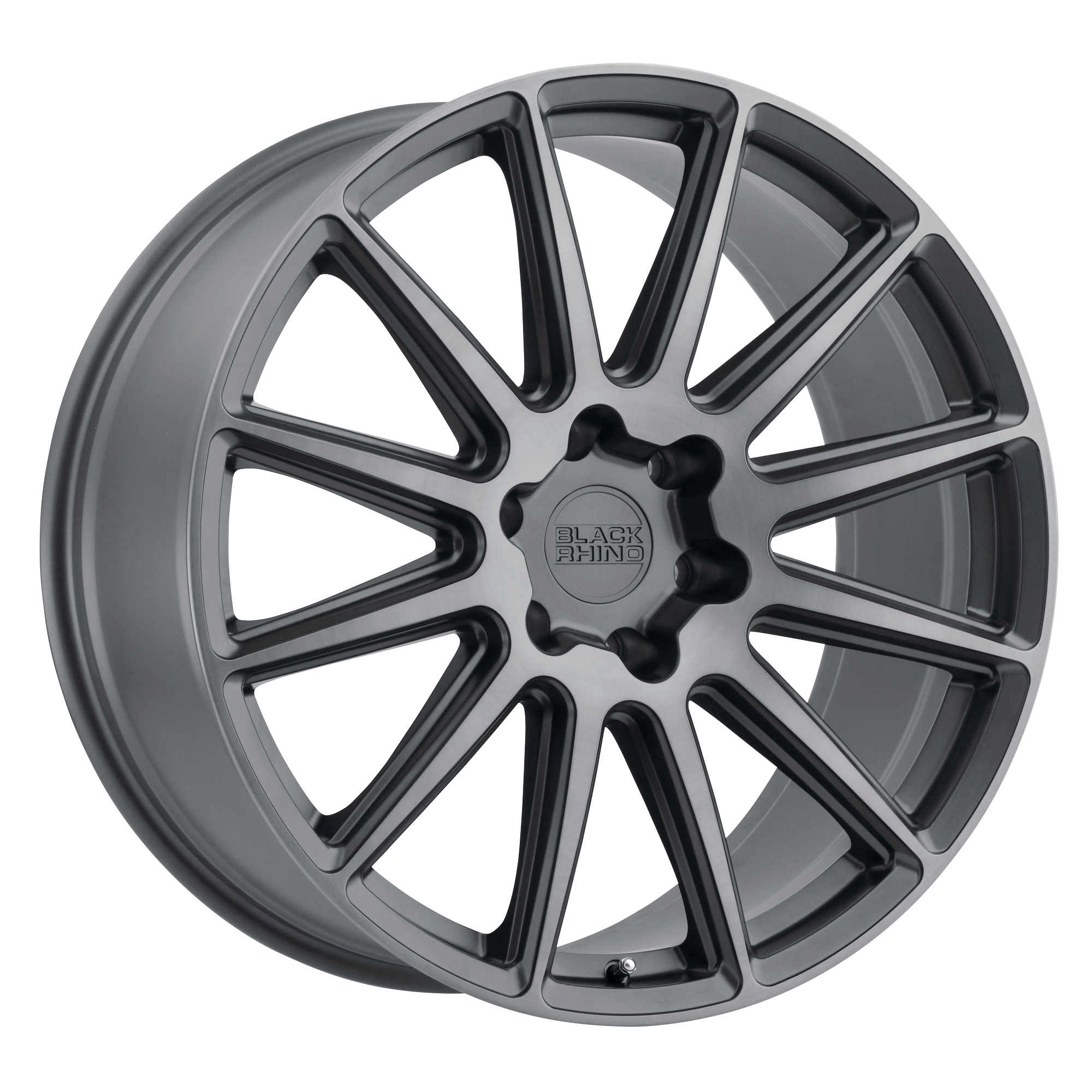 Black Rhino 22"x10" Non-Chrome Brushed Gunmetal Custom Wheel ARSWCW2210WAZ306135G87