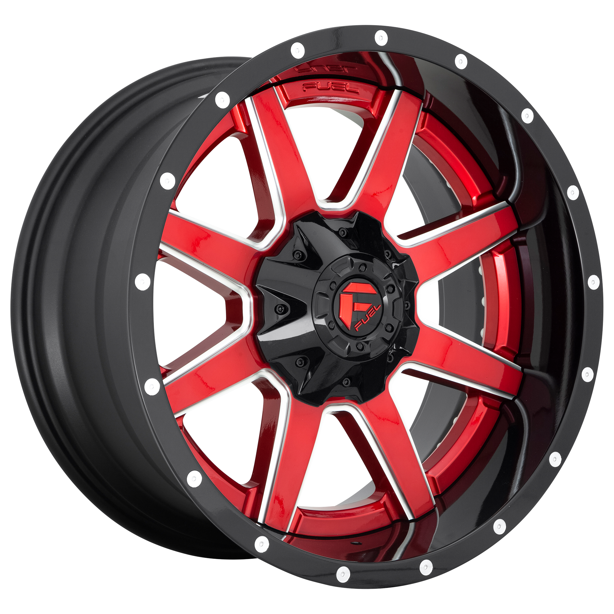 Fuel 22"x12" Non-Chrome Gloss Red Custom Wheel ARSWCWD25022201747