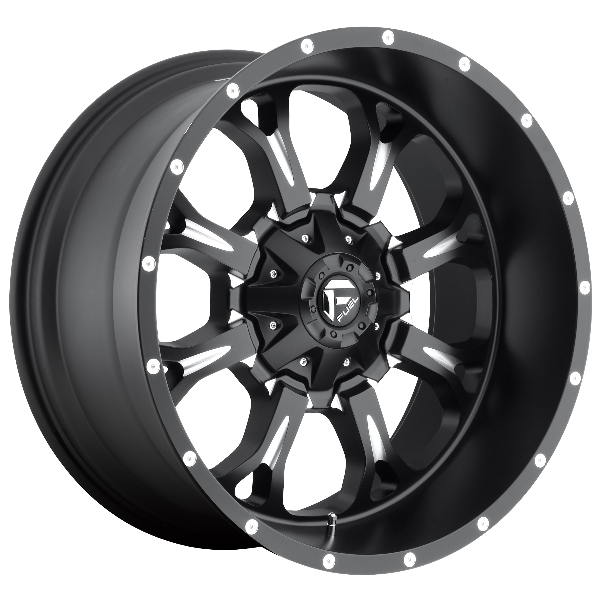 Fuel 20"x12" Non-Chrome Matte Black Milled Custom Wheel ARSWCWD51720207047