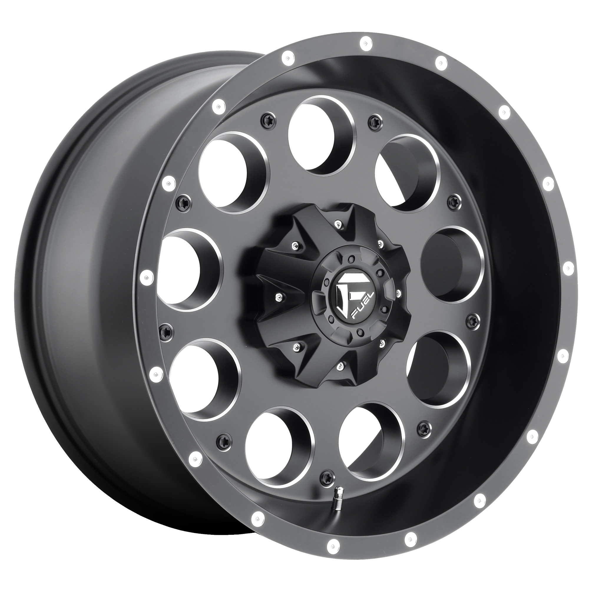 Fuel 15"x8" Non-Chrome Matte Black Milled Custom Wheel ARSWCWD52515800437