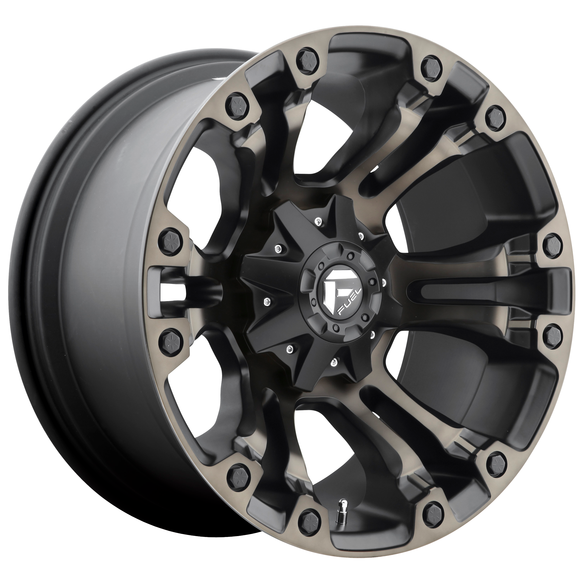 Fuel 18"x9" Non-Chrome Matte Black Double Dark Tint Custom Wheel ARSWCWD56918901857
