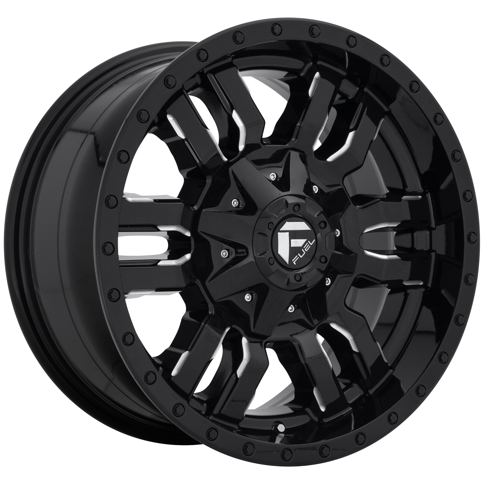 Fuel 20"x10" Non-Chrome Gloss Black Milled Custom Wheel ARSWCWD59520008247US