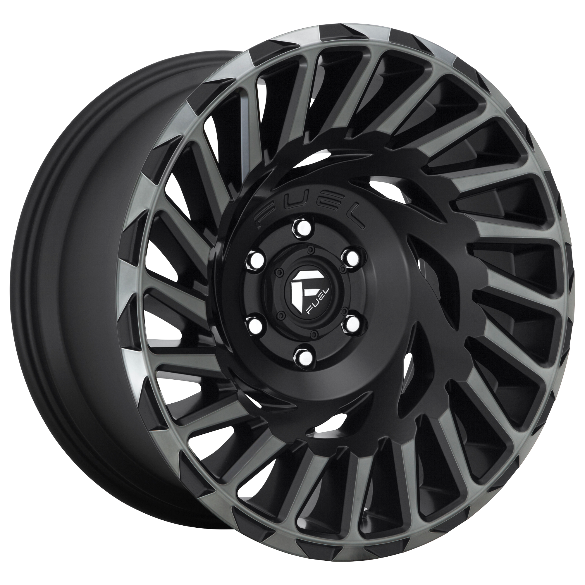 Fuel 18"x9" Non-Chrome Matte Machined Double Dark Tint Custom Wheel ARSWCWD68318908945
