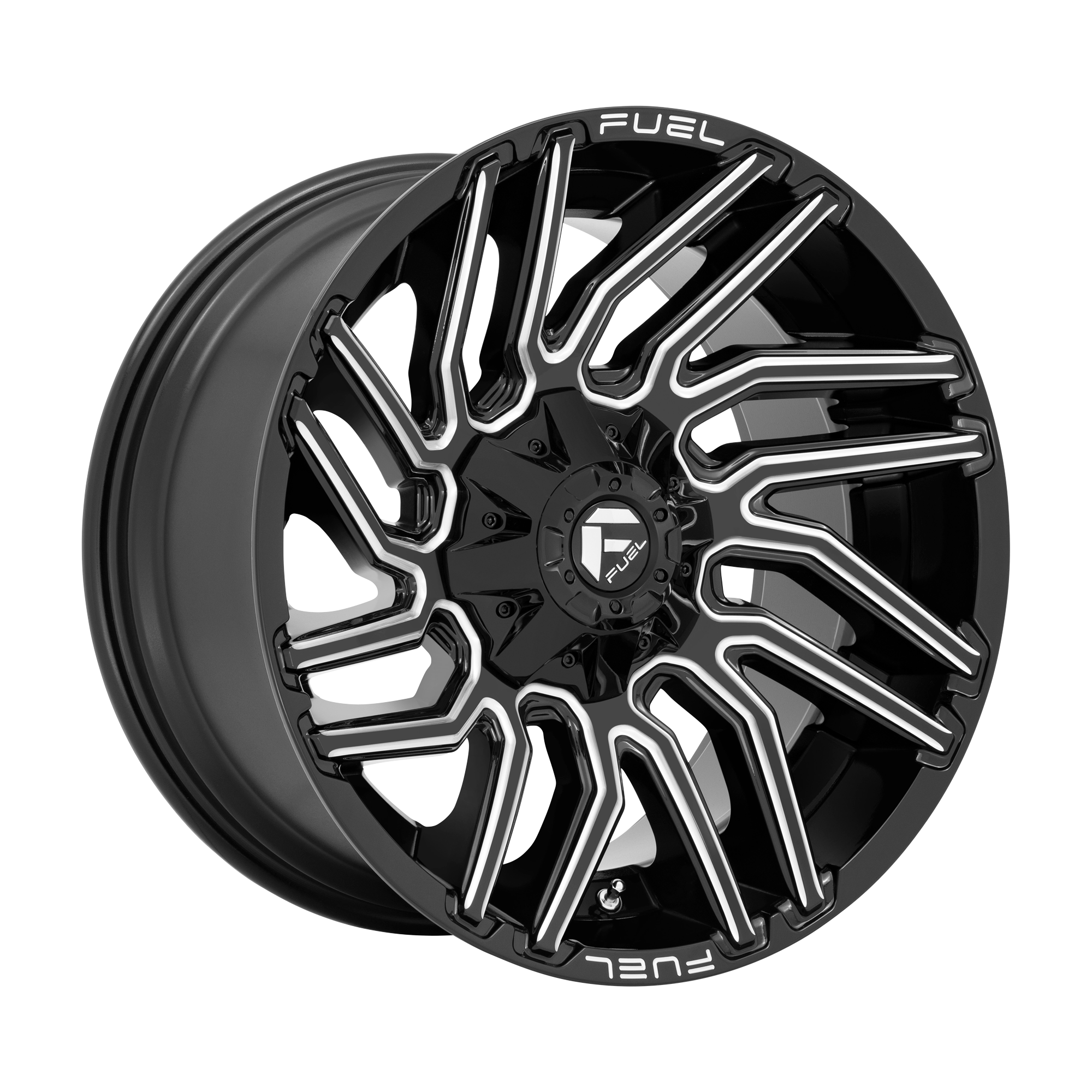 Fuel 22"x10" Non-Chrome Gloss Black Milled Custom Wheel ARSWCWD77322002647
