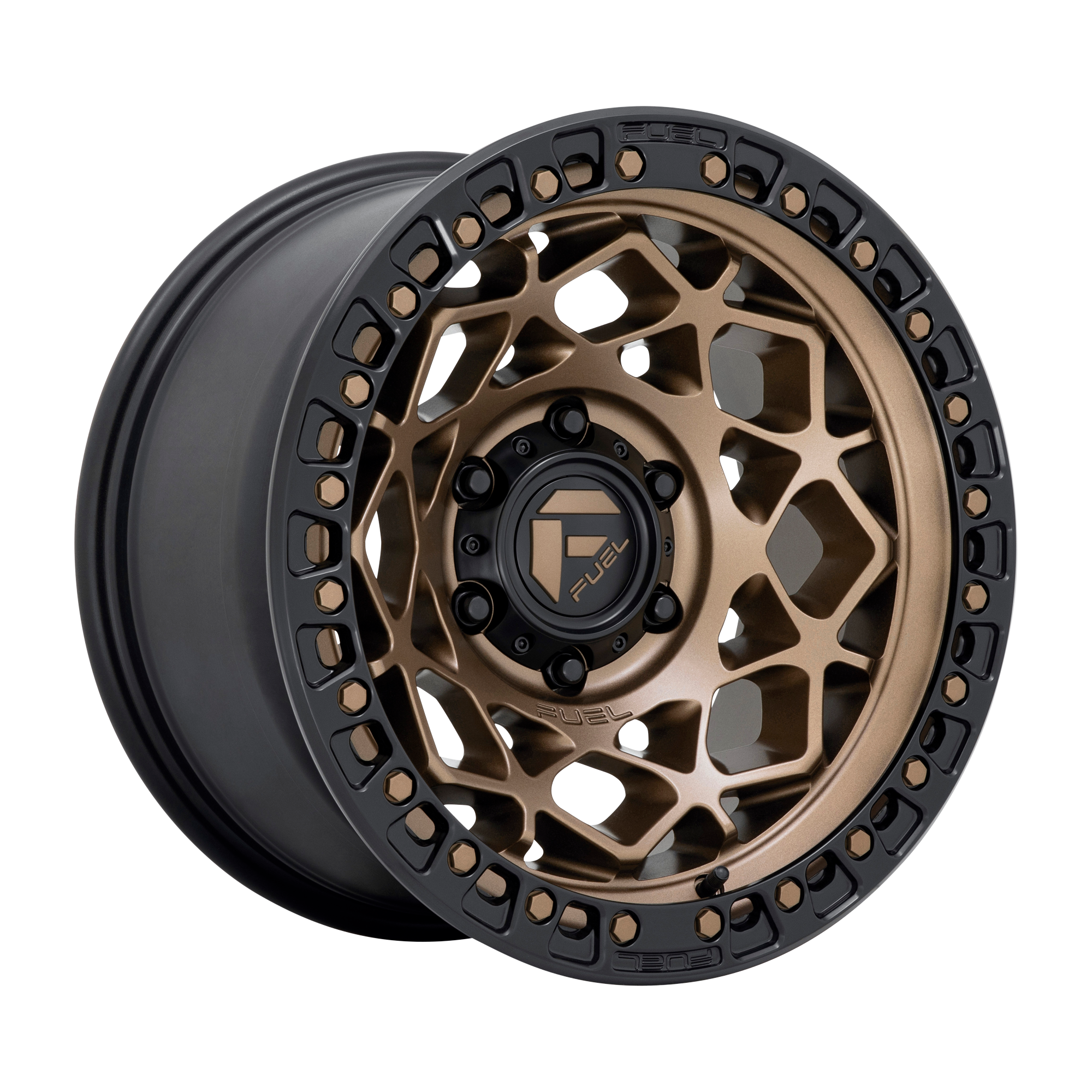 Fuel 17"x9" Non-Chrome Bronze With Matte Black Ring Custom Wheel ARSWCWD78517907545
