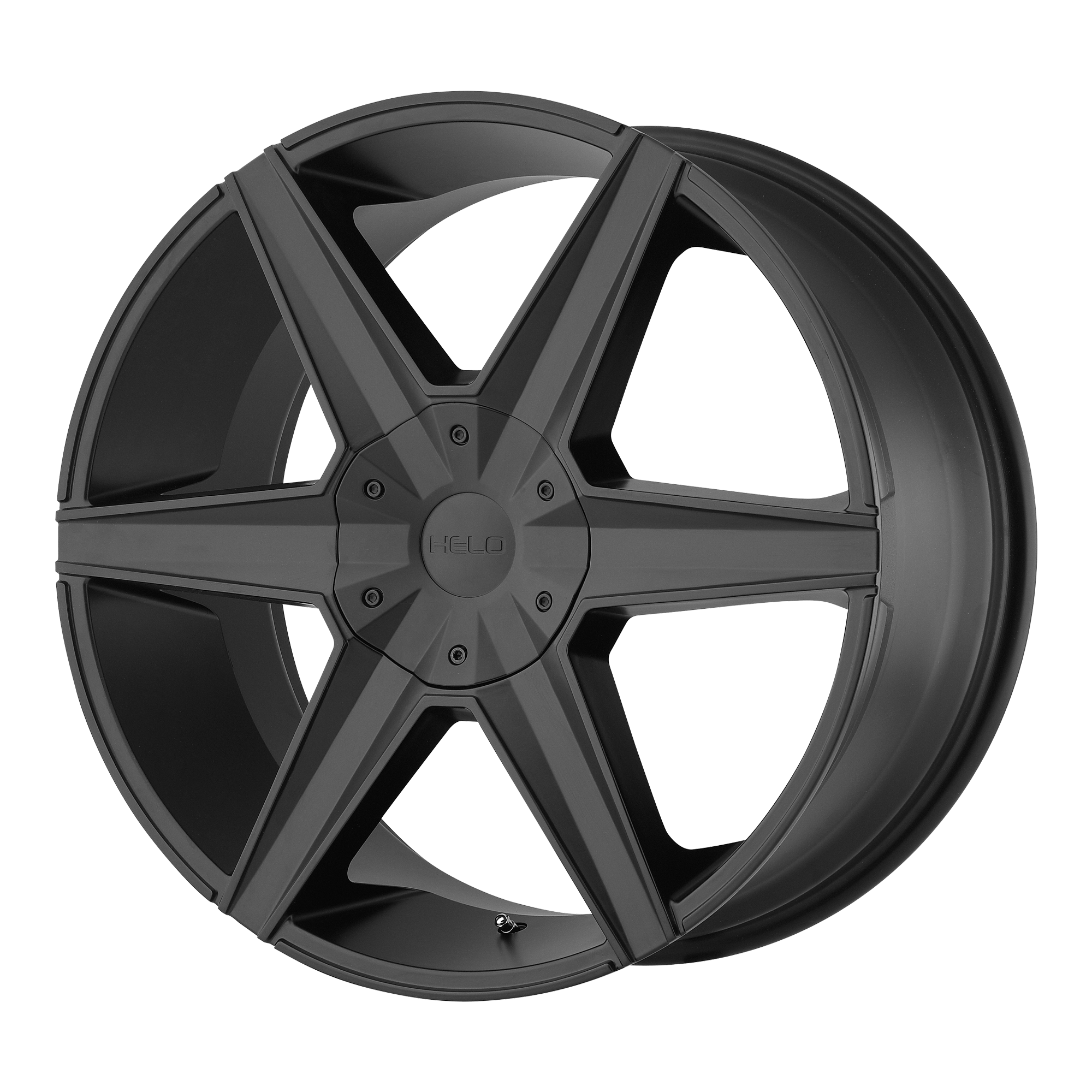 Helo 22"x9" Non-Chrome Satin Black Custom Wheel ARSWCWHE88722966738