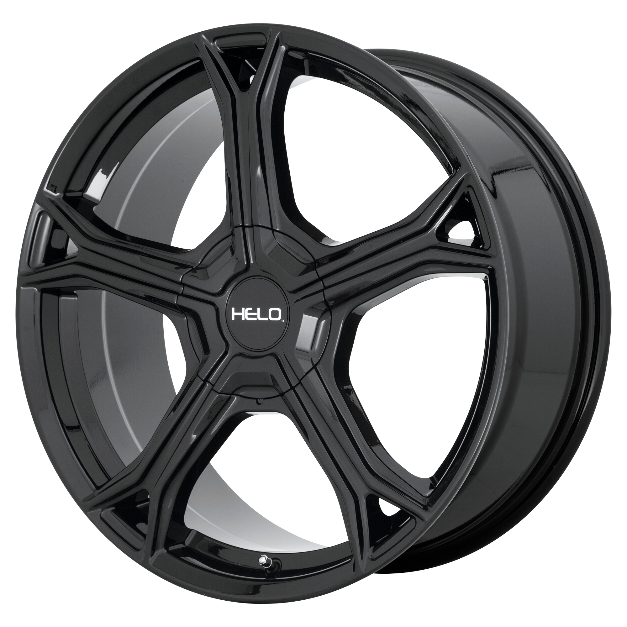 Helo 17"x7.5" Non-Chrome Gloss Black Custom Wheel ARSWCWHE91577521338