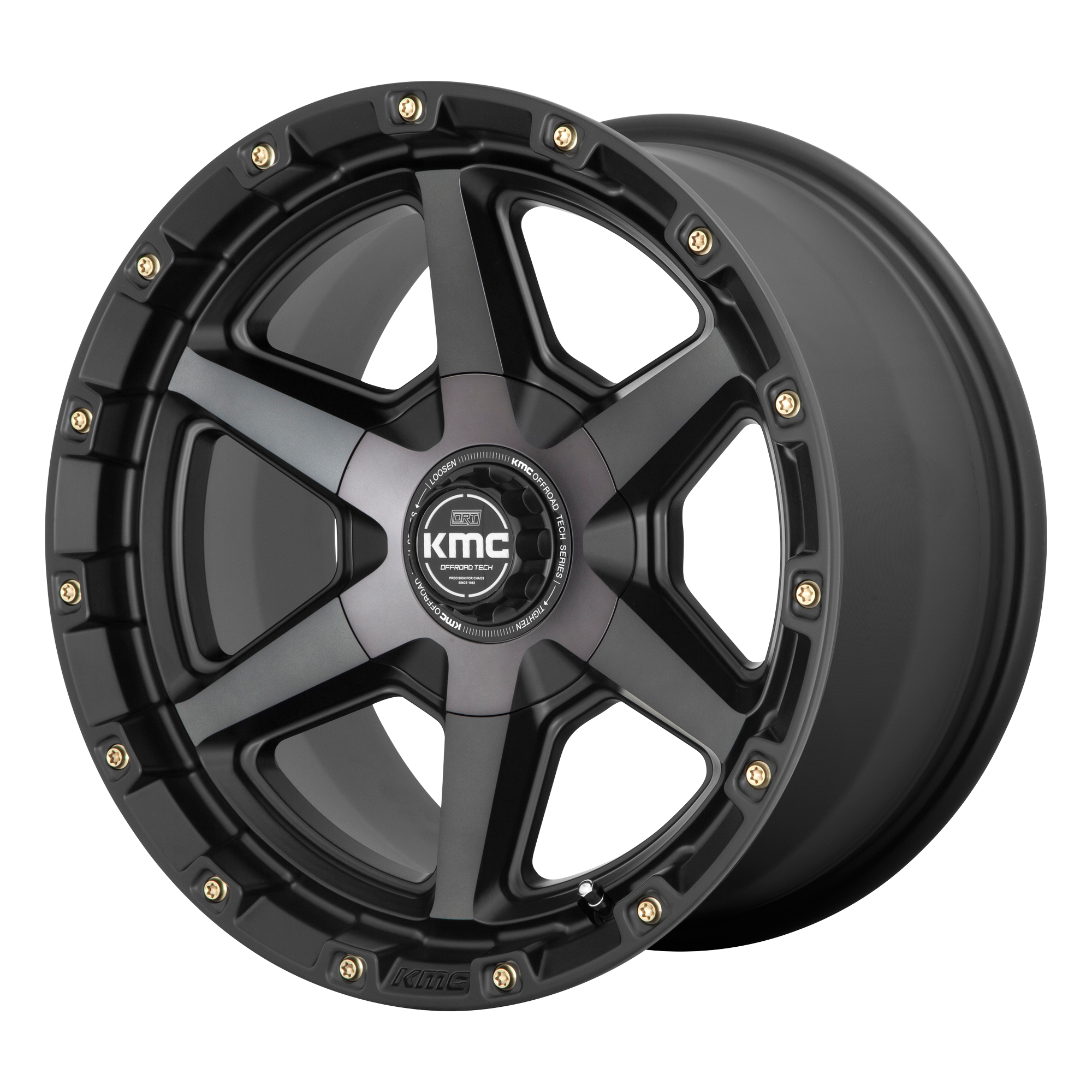 KMC 17"x9" Non-Chrome Satin Black With Gray Tint Custom Wheel ARSWCWKM10179035400