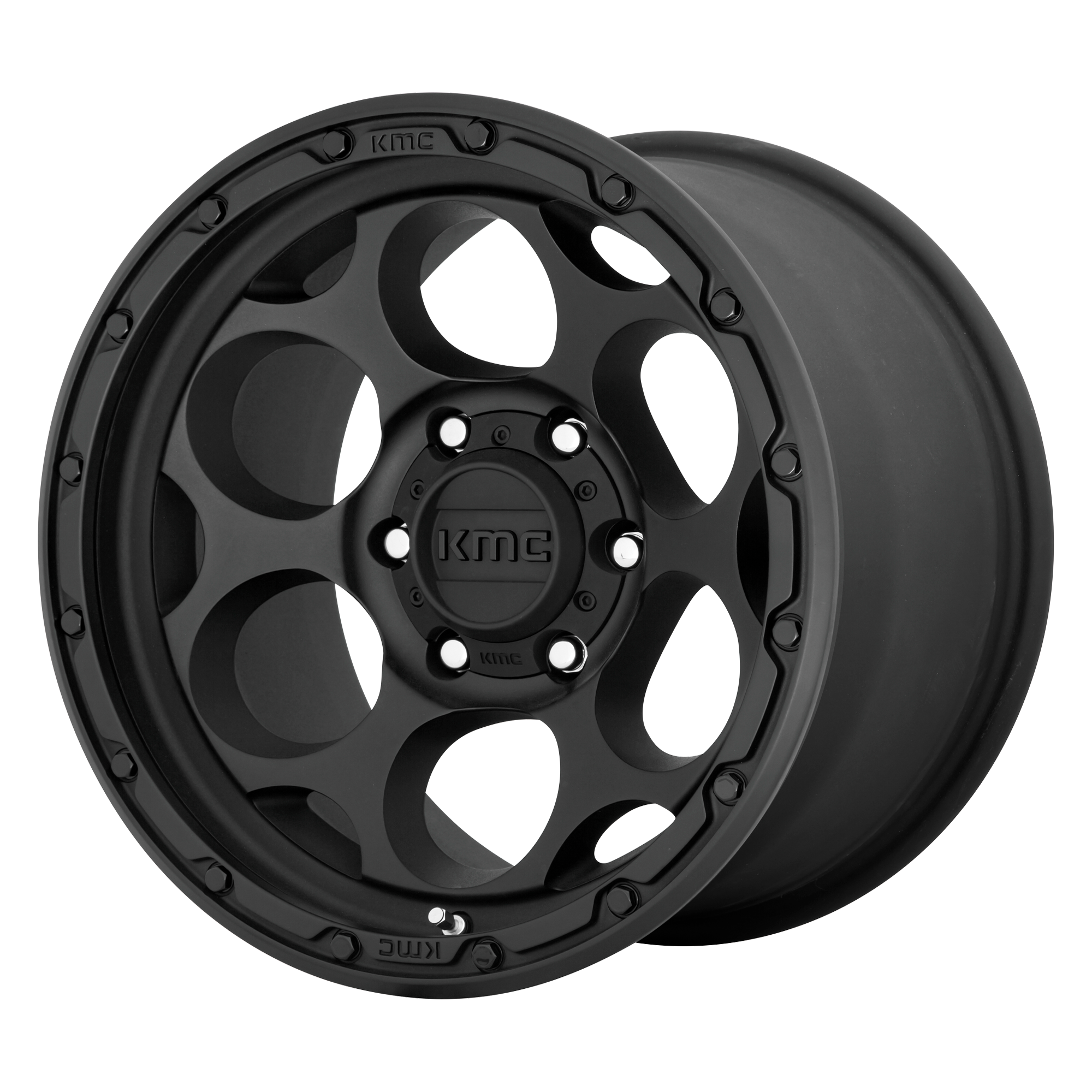 KMC 17"x8.5" Non-Chrome Textured Black Custom Wheel ARSWCWKM54178588700