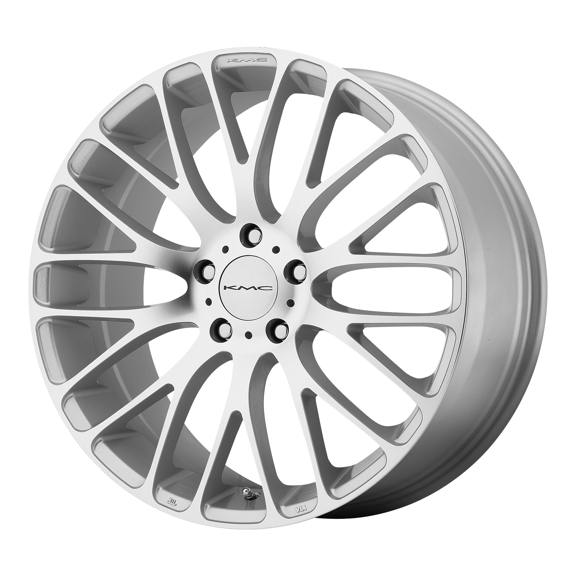 KMC 17"x7" Non-Chrome Silver With Machined Face Custom Wheel ARSWCWKM69377045445
