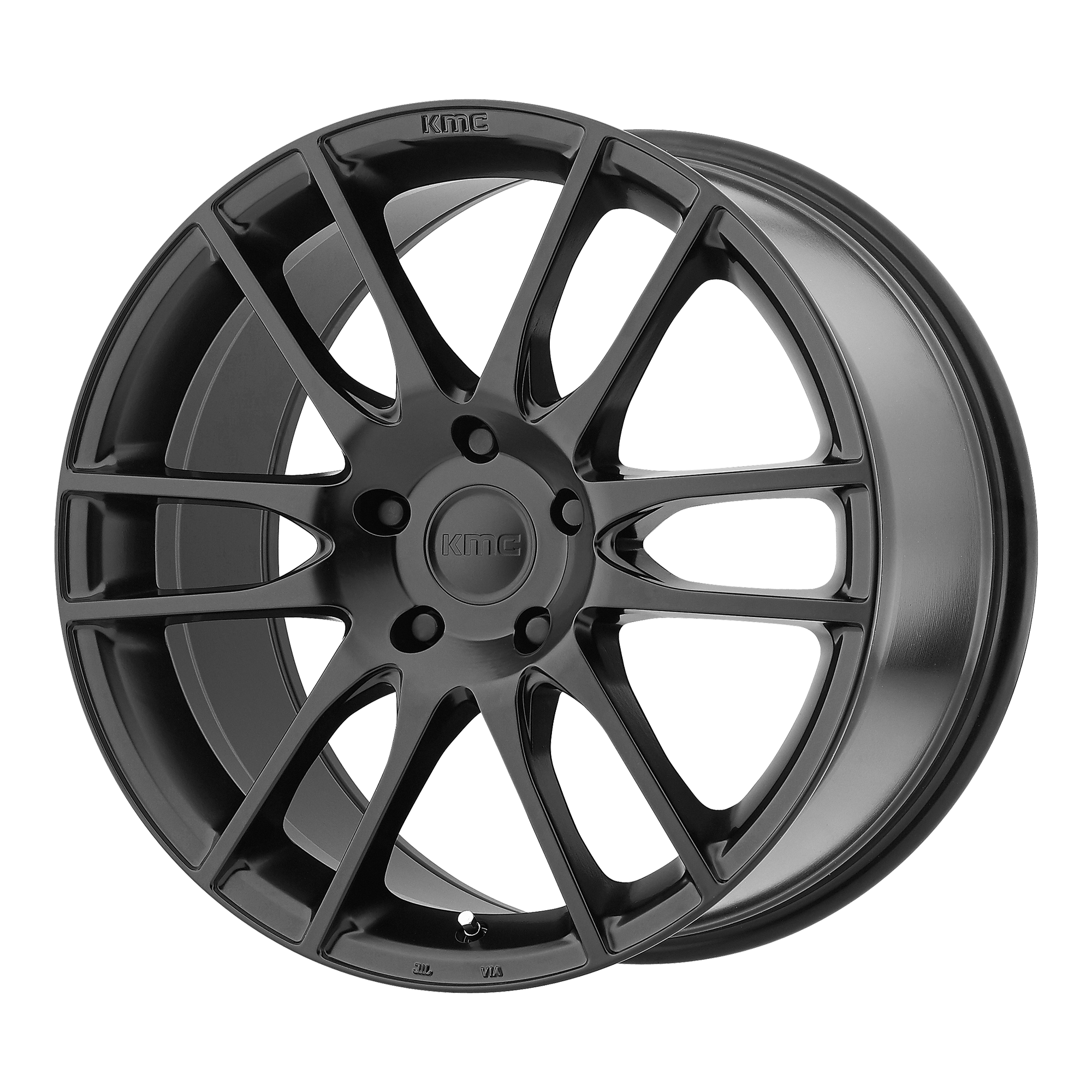 KMC 20"x8.5" Non-Chrome Satin Black Custom Wheel ARSWCWKM69628552735