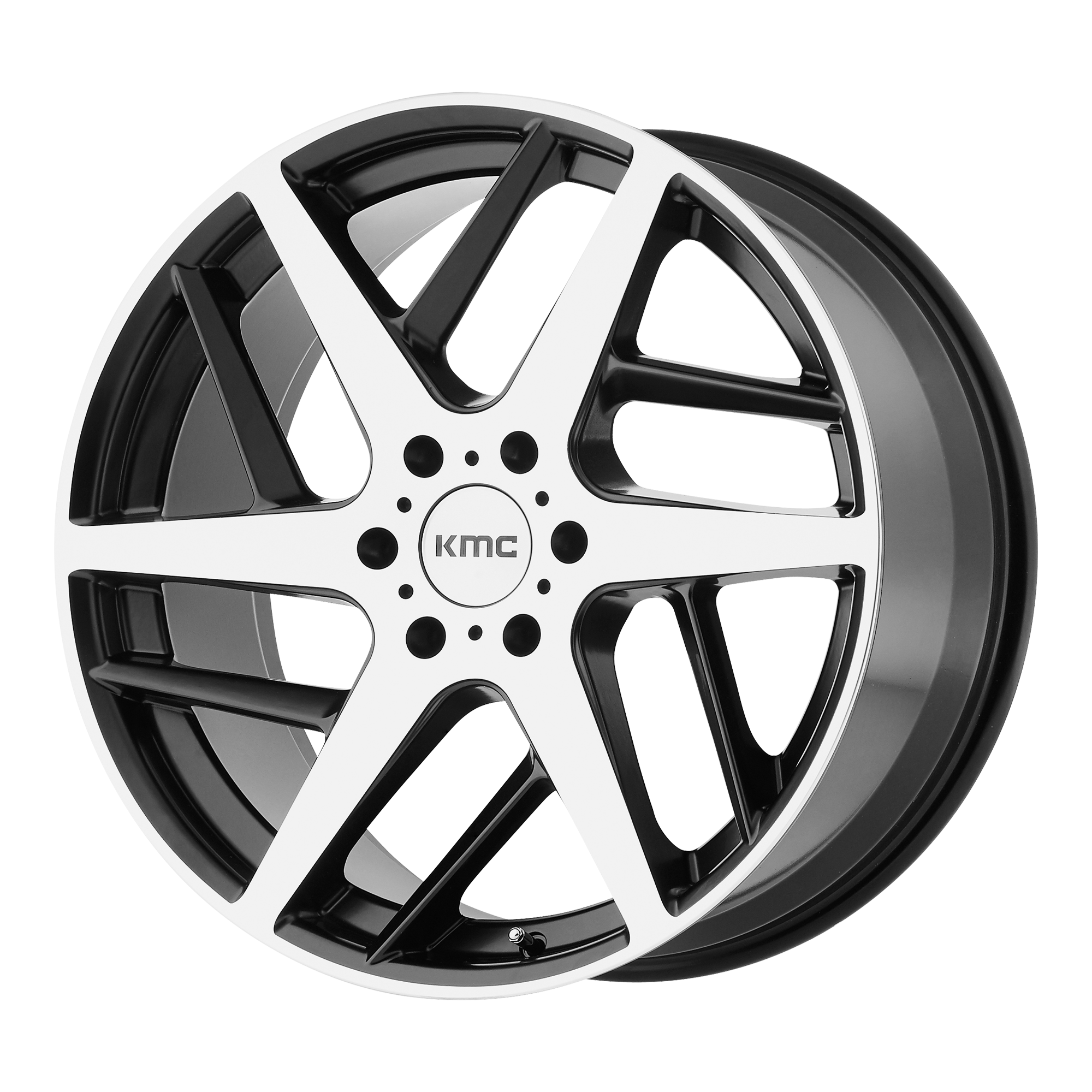 KMC 22"x9" Non-Chrome Satin Black With Machined Face Custom Wheel ARSWCWKM69922968535