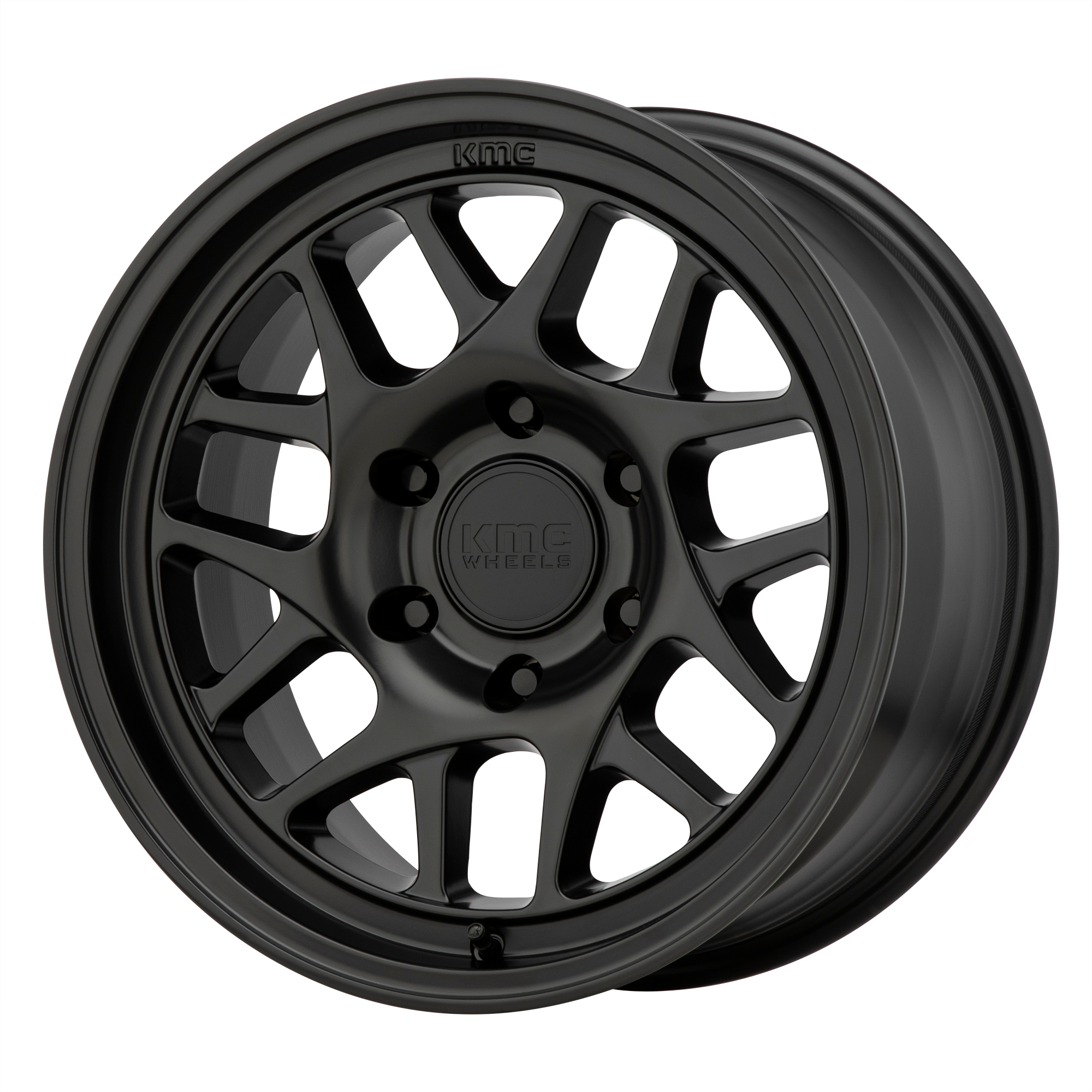 KMC 17"x8.5" Non-Chrome Satin Black Custom Wheel ARSWCWKM71778577718