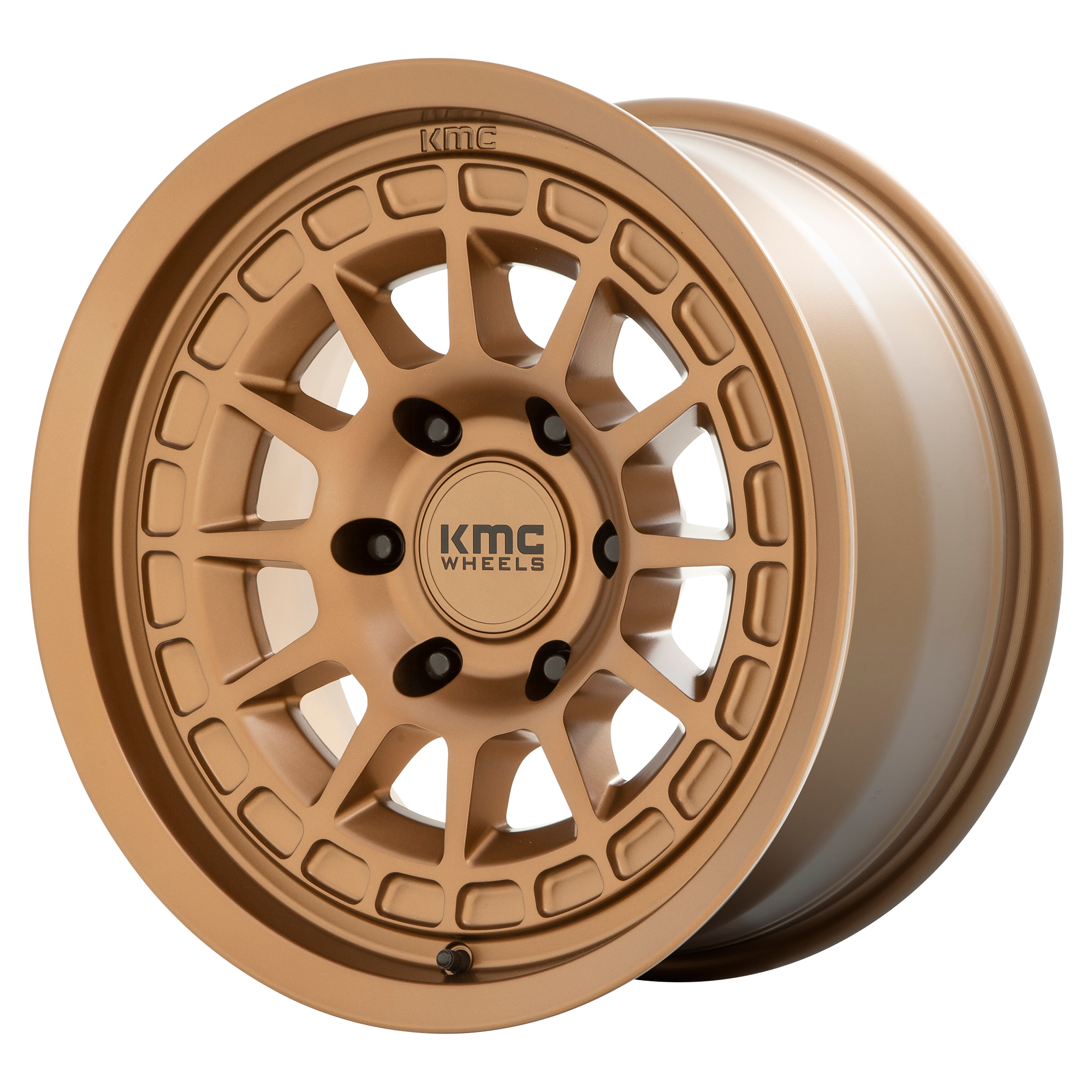 KMC 17"x8" Non-Chrome Matte Bronze Custom Wheel ARSWCWKM71978012635