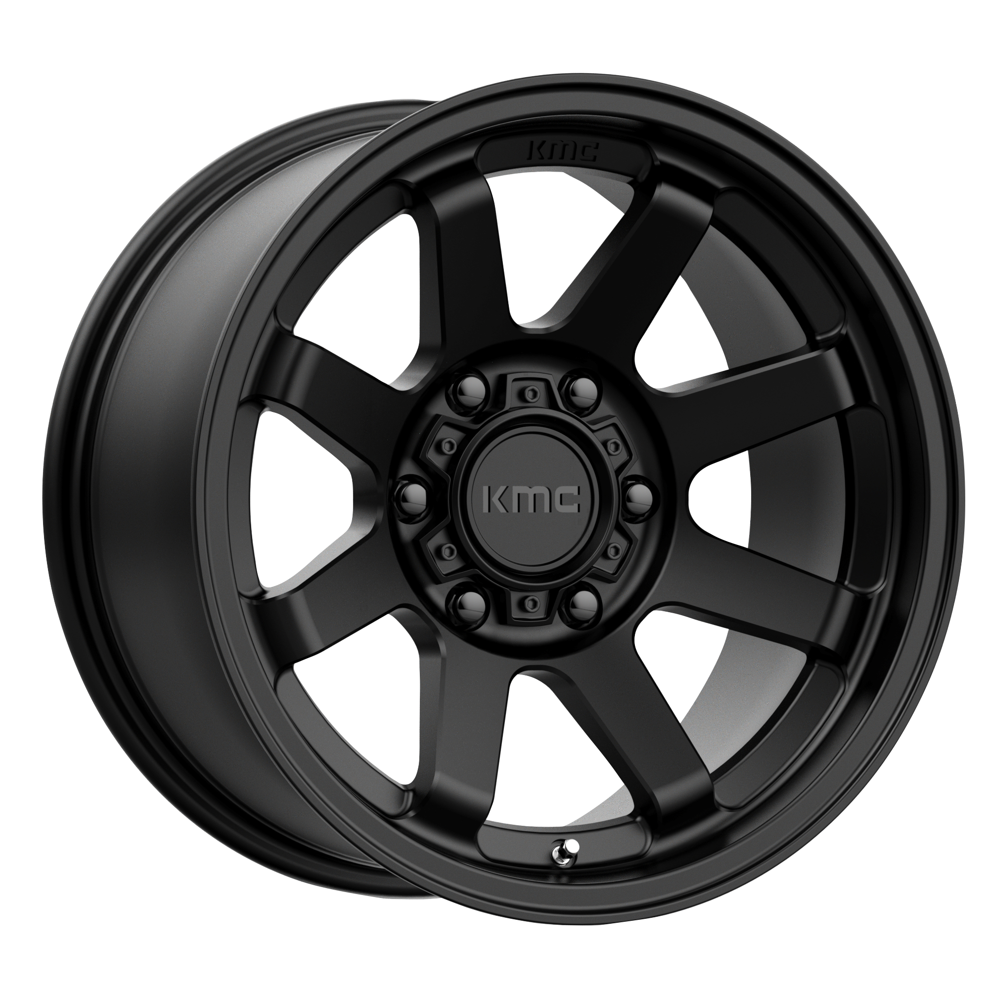 KMC 17"x8.5" Non-Chrome Satin Black Custom Wheel ARSWCWKM72378550700US