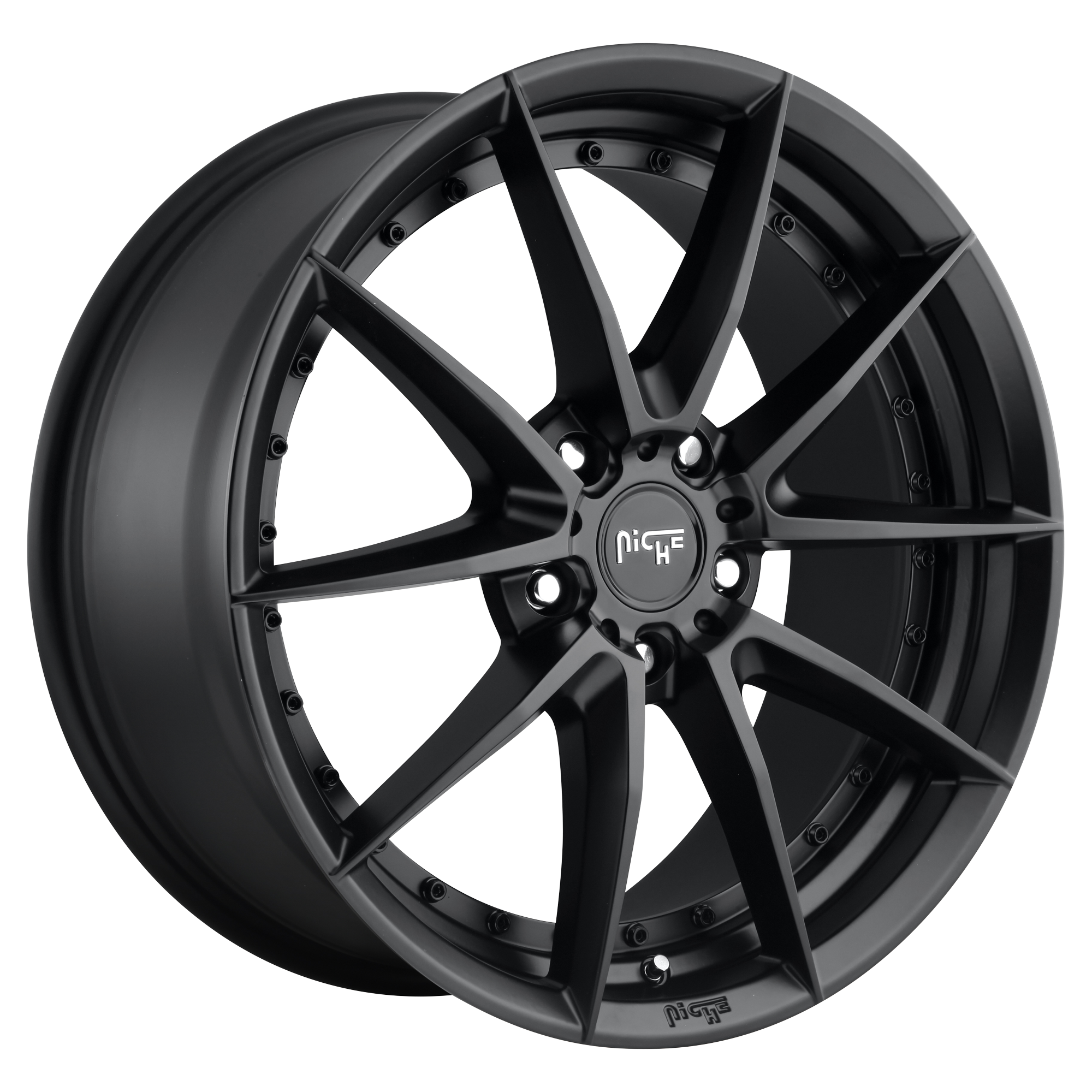 Niche 19"x8.5" Non-Chrome Matte Black Custom Wheel ARSWCWM19619854342