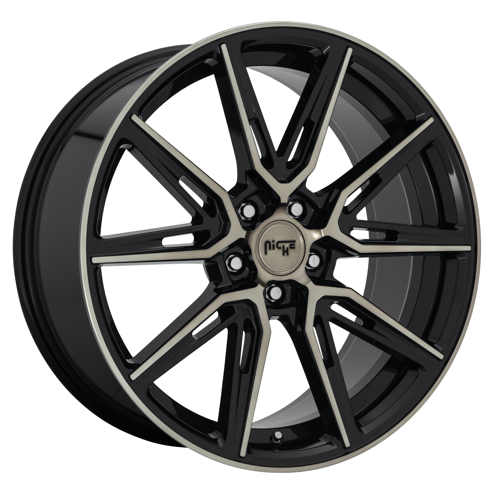 Niche 20"x10.5" Non-Chrome Gloss Machined Double Dark Tint Custom Wheel ARSWCWM21920056540
