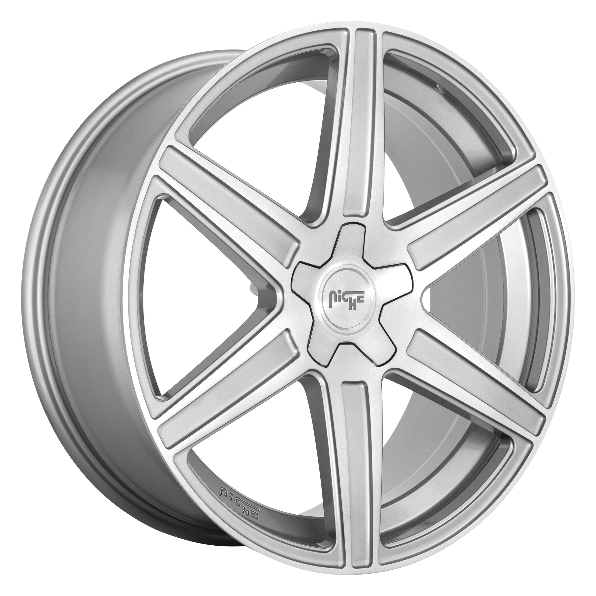 Niche 20"x10.5" Non-Chrome Anthracite Brushed Tint Clear Custom Wheel ARSWCWM24120059020