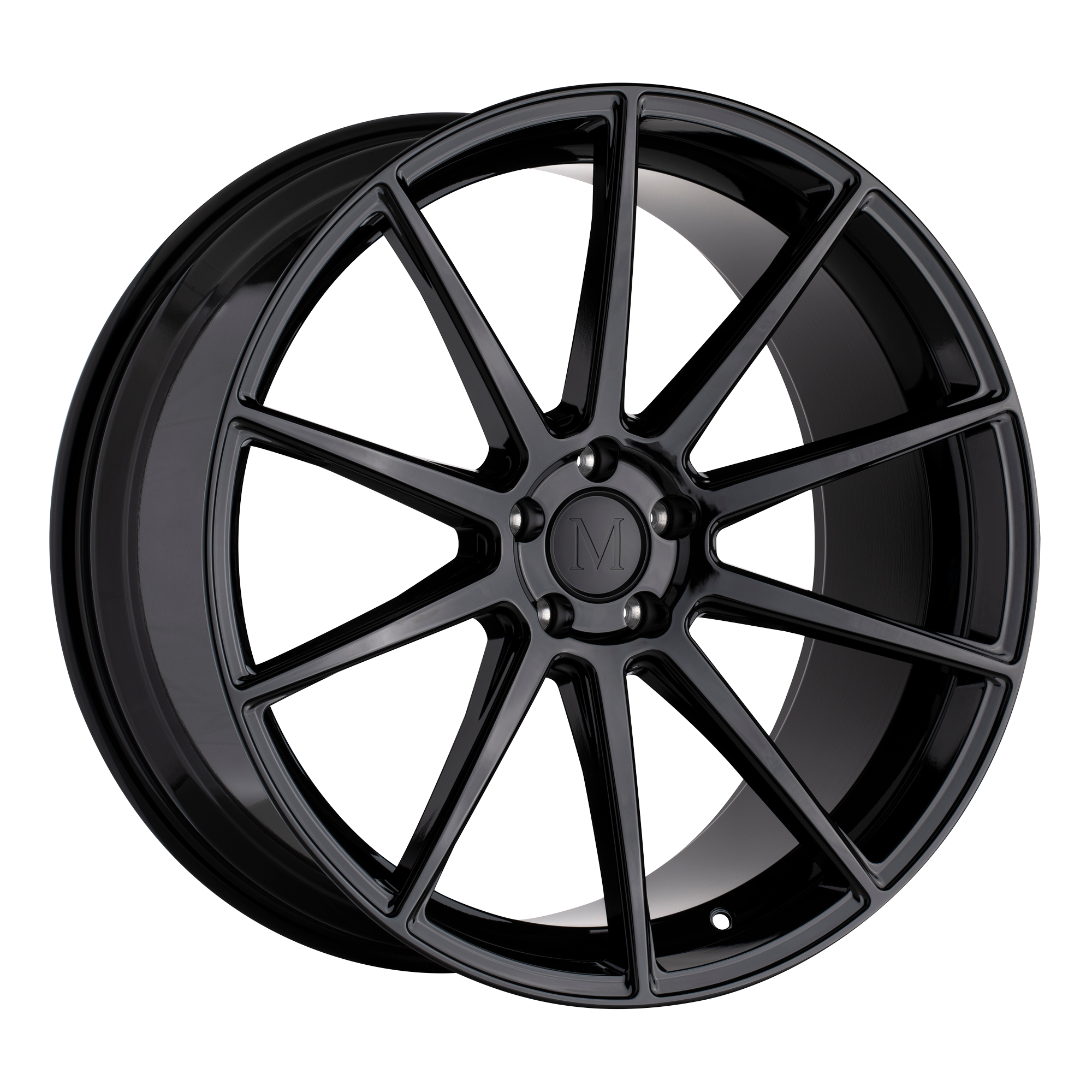 Mandrus 22"x10.5" Non-Chrome Gloss Black Custom Wheel ARSWCW2205KLA385112B66