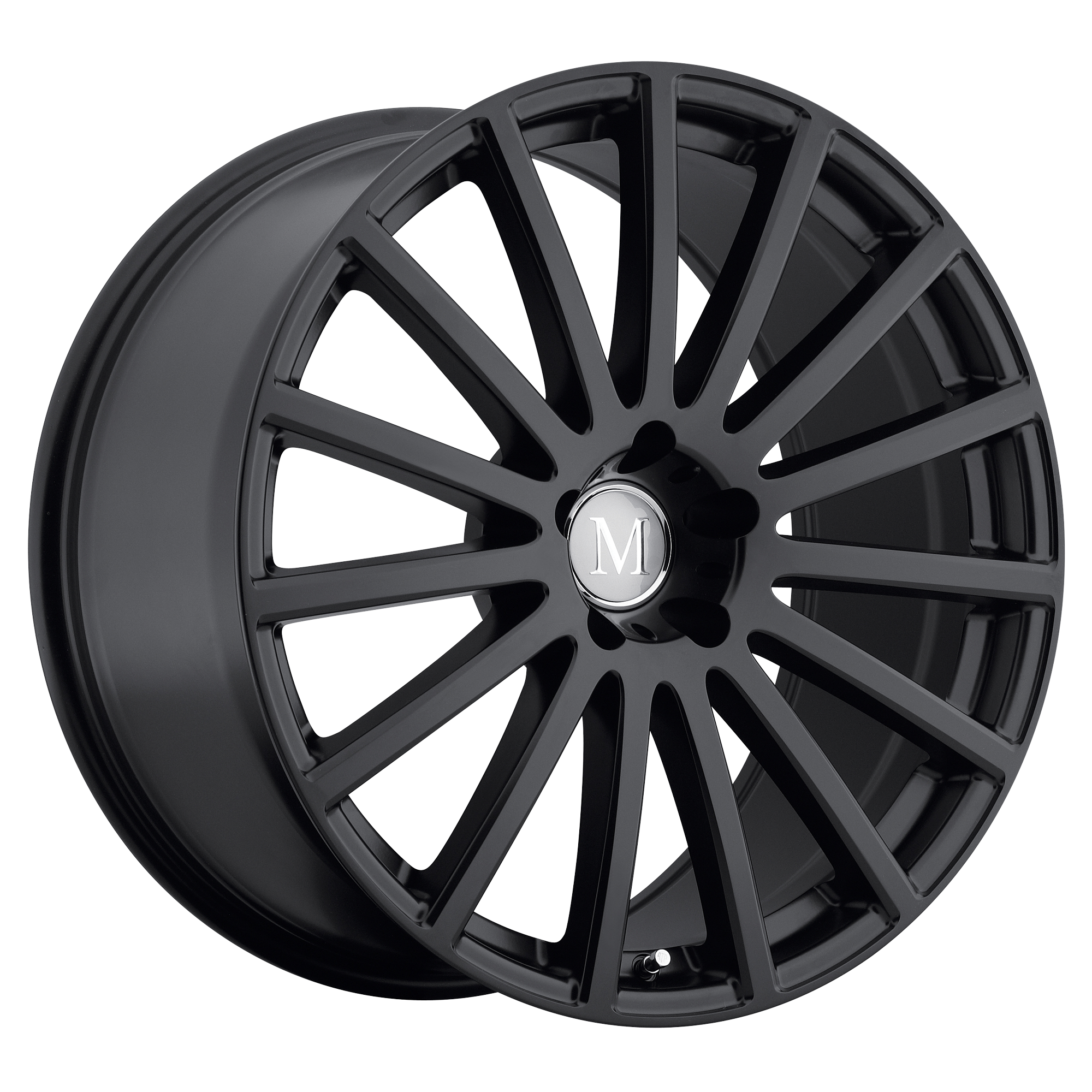 Mandrus 18"x8.5" Non-Chrome Matte Black Custom Wheel ARSWCW1885MAC255112M66