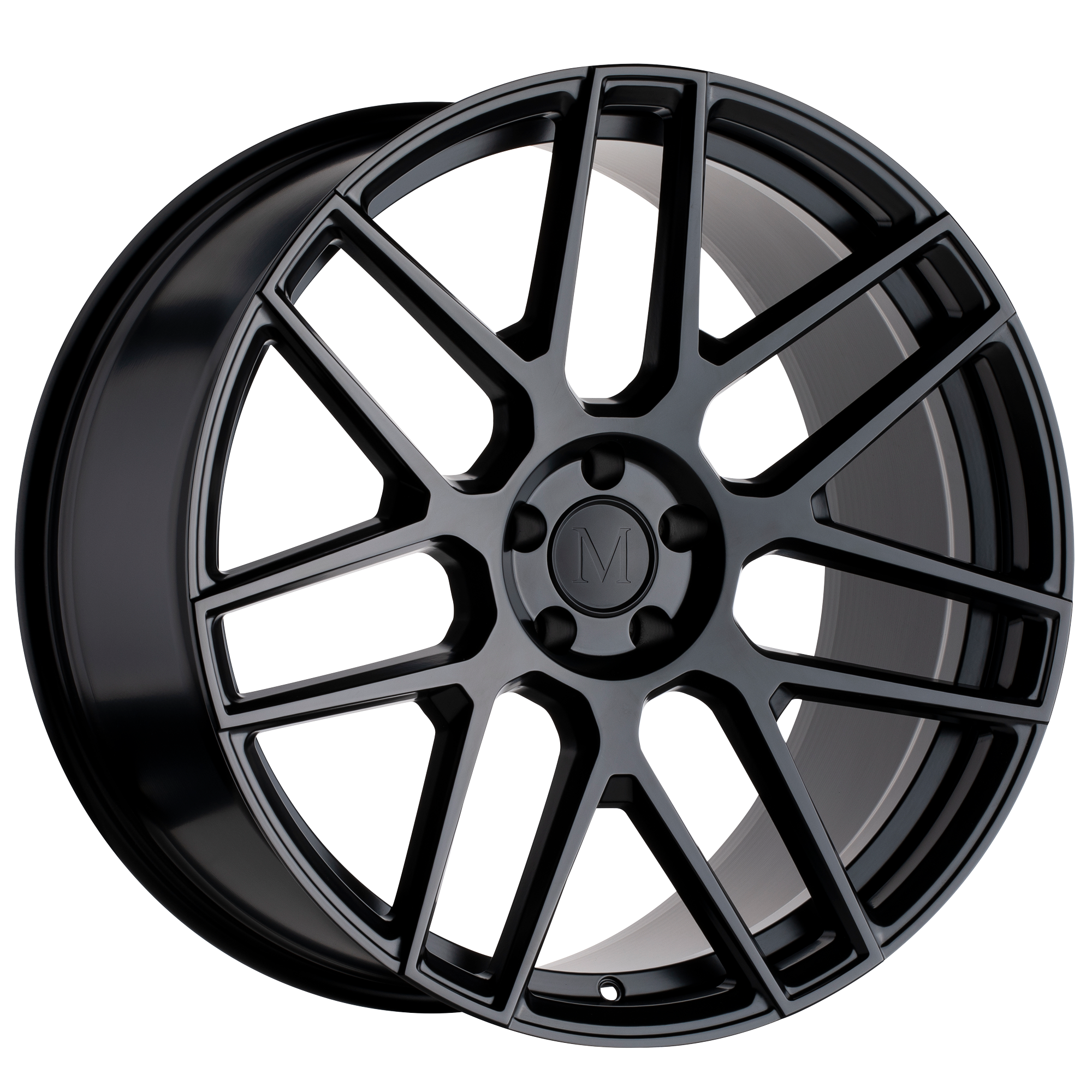 Mandrus 19"x9.5" Non-Chrome Semi Gloss Black RF Custom Wheel ARSWCW1995MGL285112B66