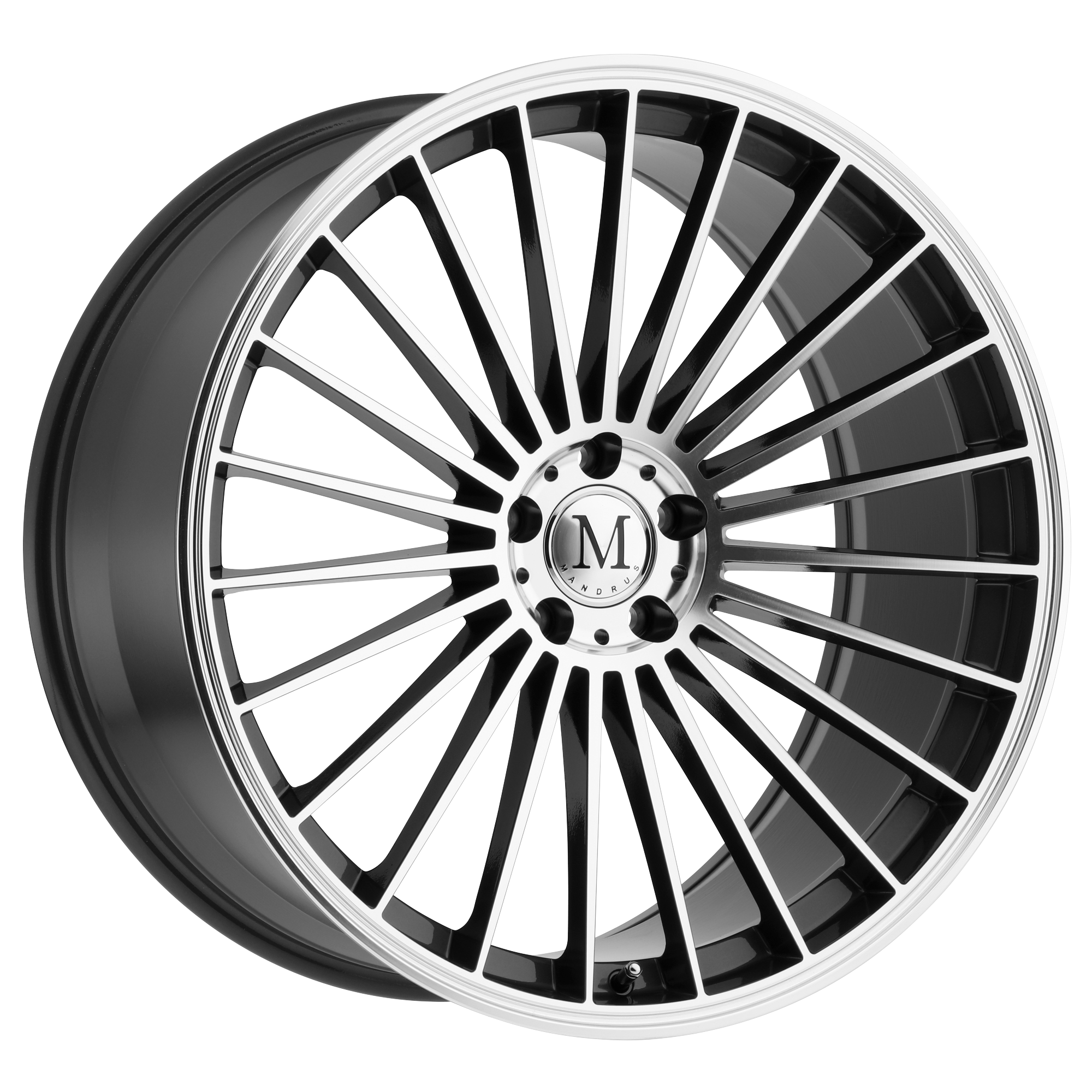 Mandrus 20"x10" Non-Chrome Gunmetal with Mirror Cut Face Custom Wheel ARSWCW2010MTT405112G66