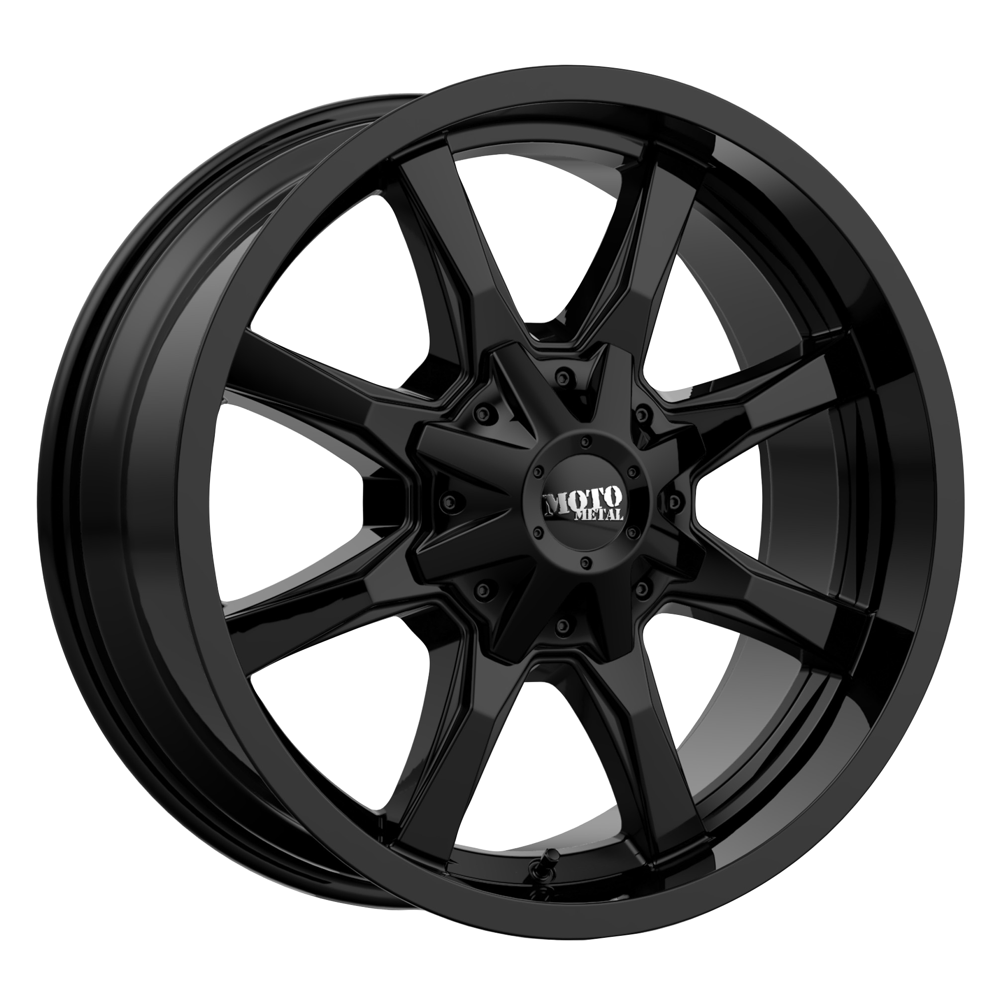 Moto Metal 18"x9" Non-Chrome Full Gloss Black Custom Wheel ARSWCWMO970890873D18