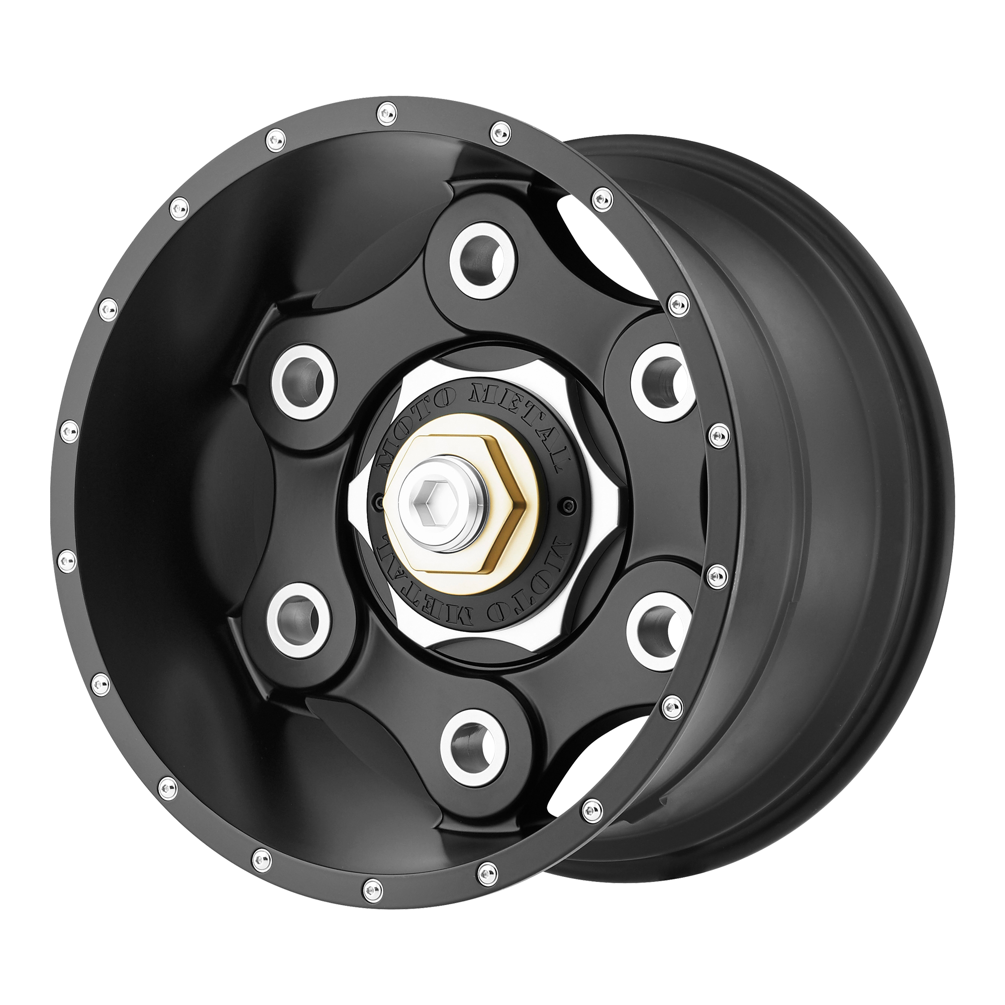 Moto Metal 20"x10" Non-Chrome Satin Black Custom Wheel ARSWCWMO97721035724N
