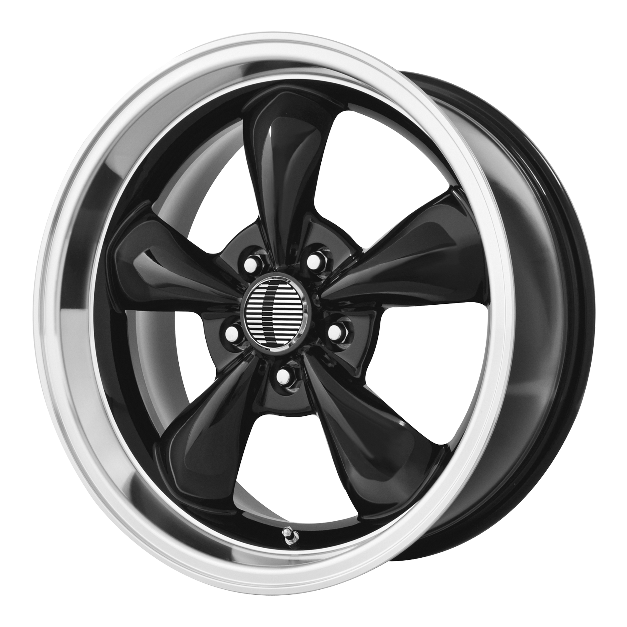 Performance Replicas 18"x10" Non-Chrome Gloss Black Machined Lip Custom Wheel ARSWCW106B816524