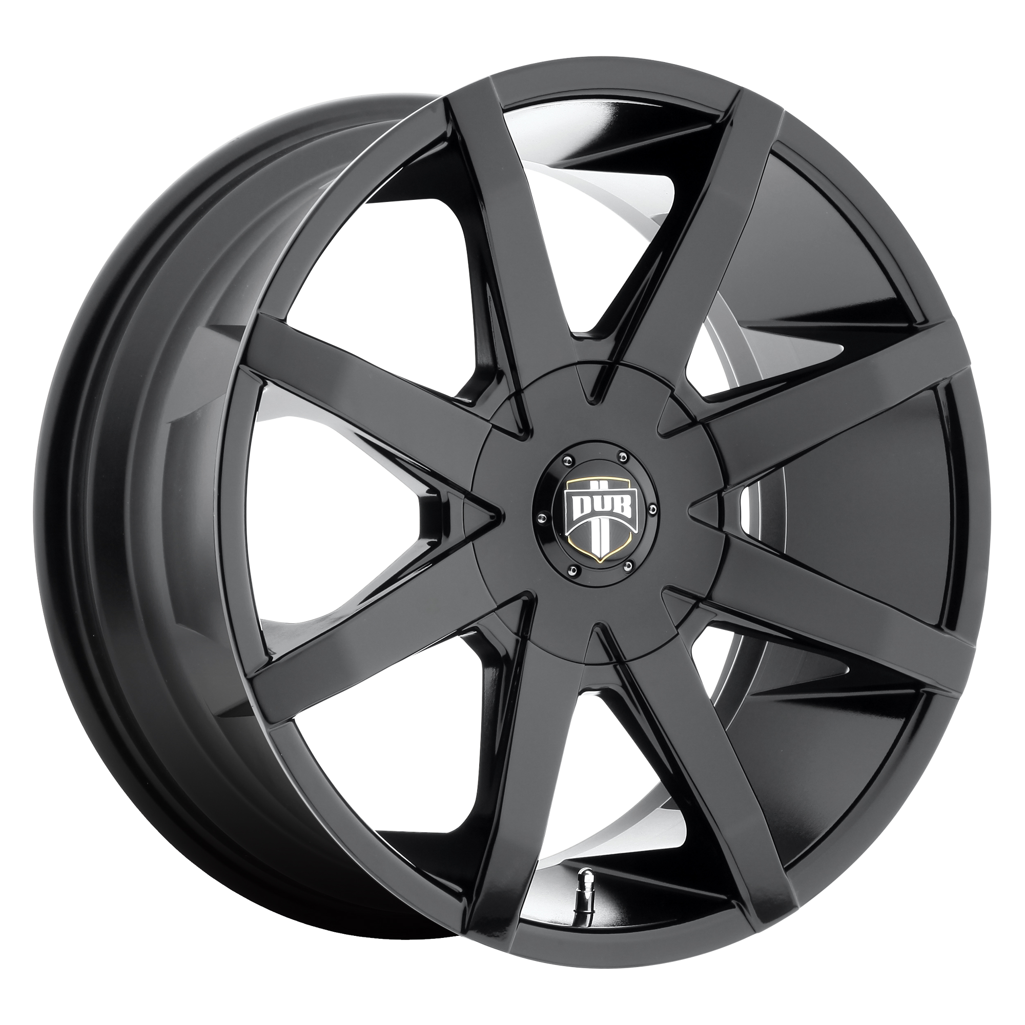 DUB 22"x9.5" Non-Chrome Gloss Black Custom Wheel ARSWCWS11022955232