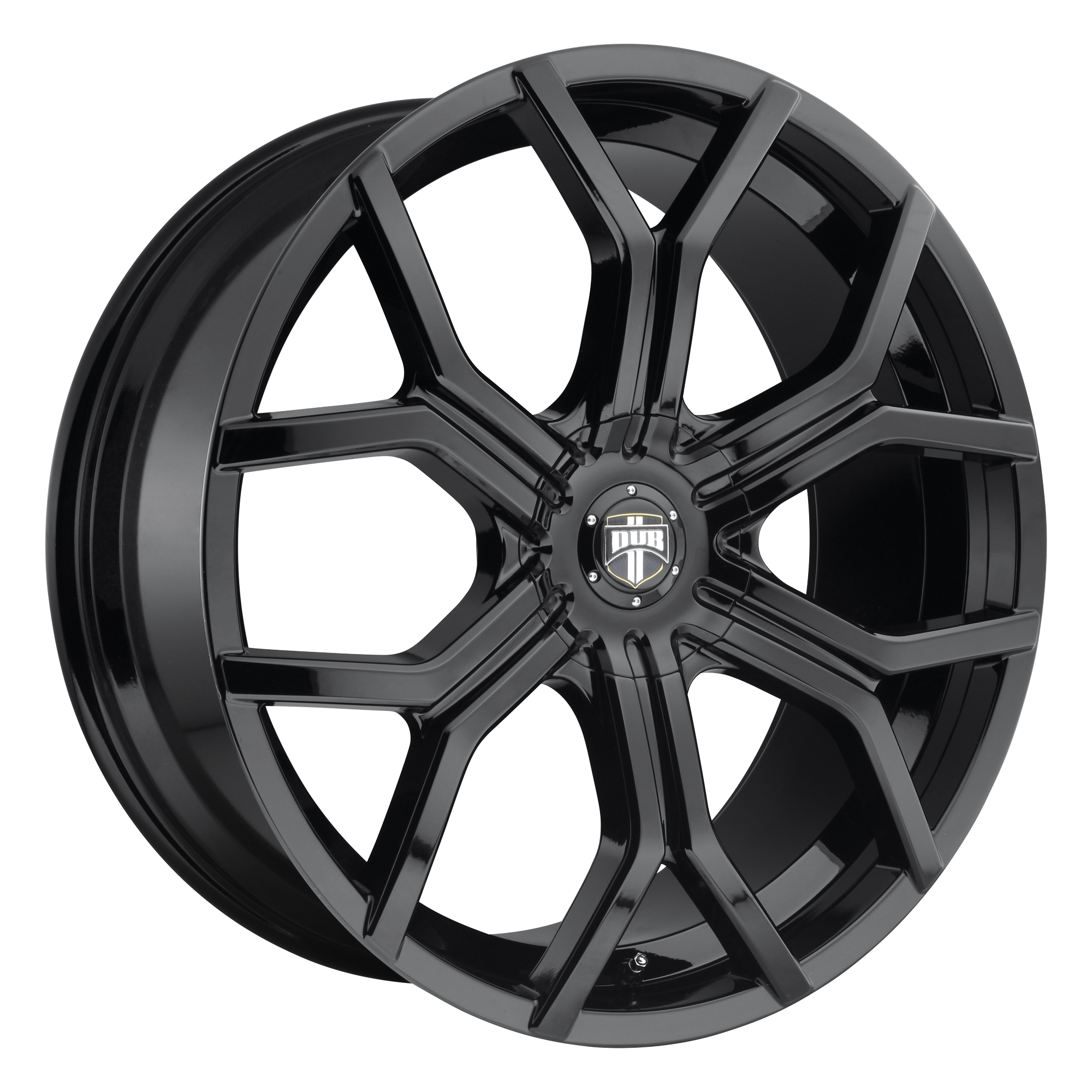 DUB 22"x9.5" Non-Chrome Gloss Black Custom Wheel ARSWCWS20822959730