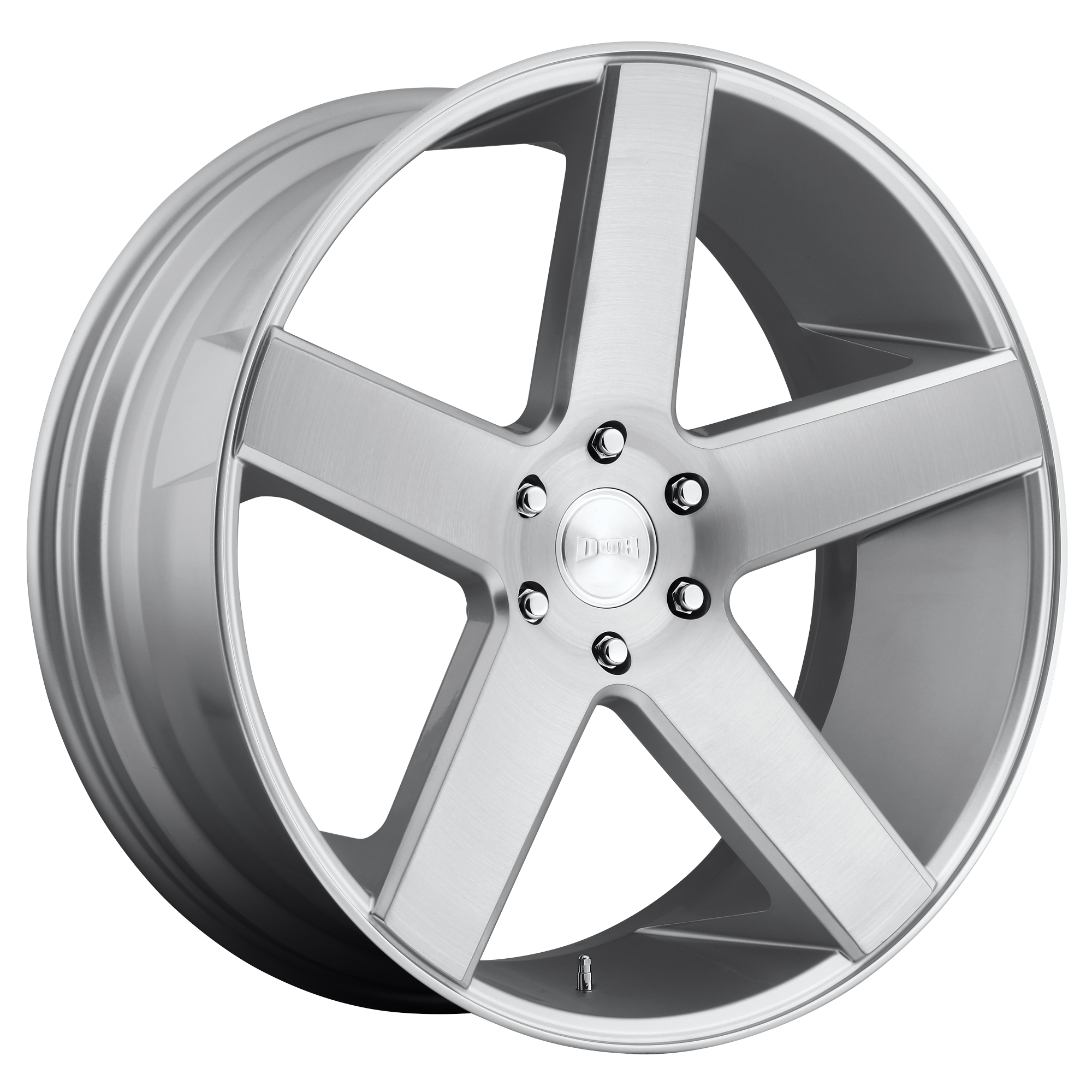 DUB 22"x9.5" Non-Chrome Gloss Silver Brushed Custom Wheel ARSWCWS21822958526