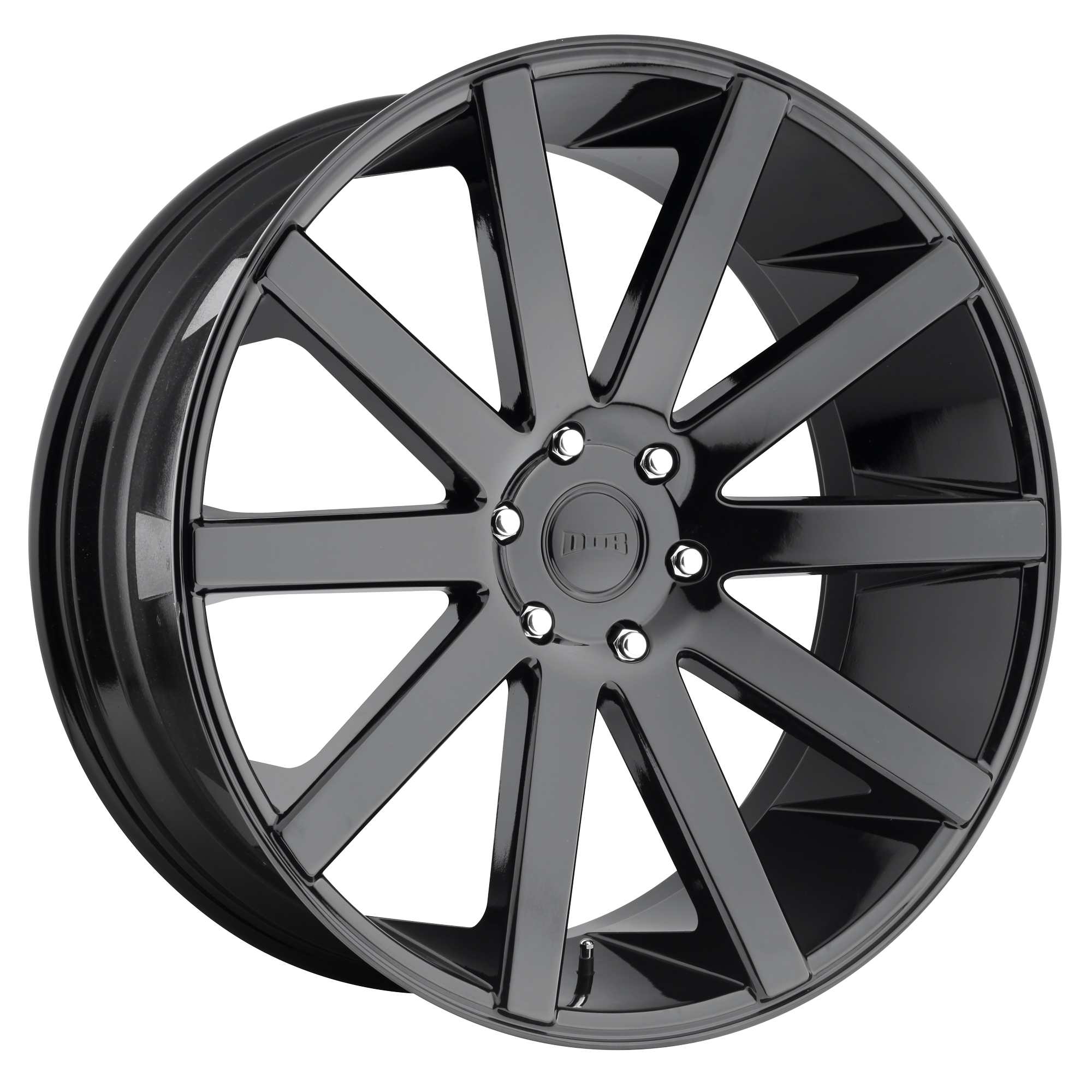 DUB 22"x9.5" Non-Chrome Gloss Black Custom Wheel ARSWCWS21922958420