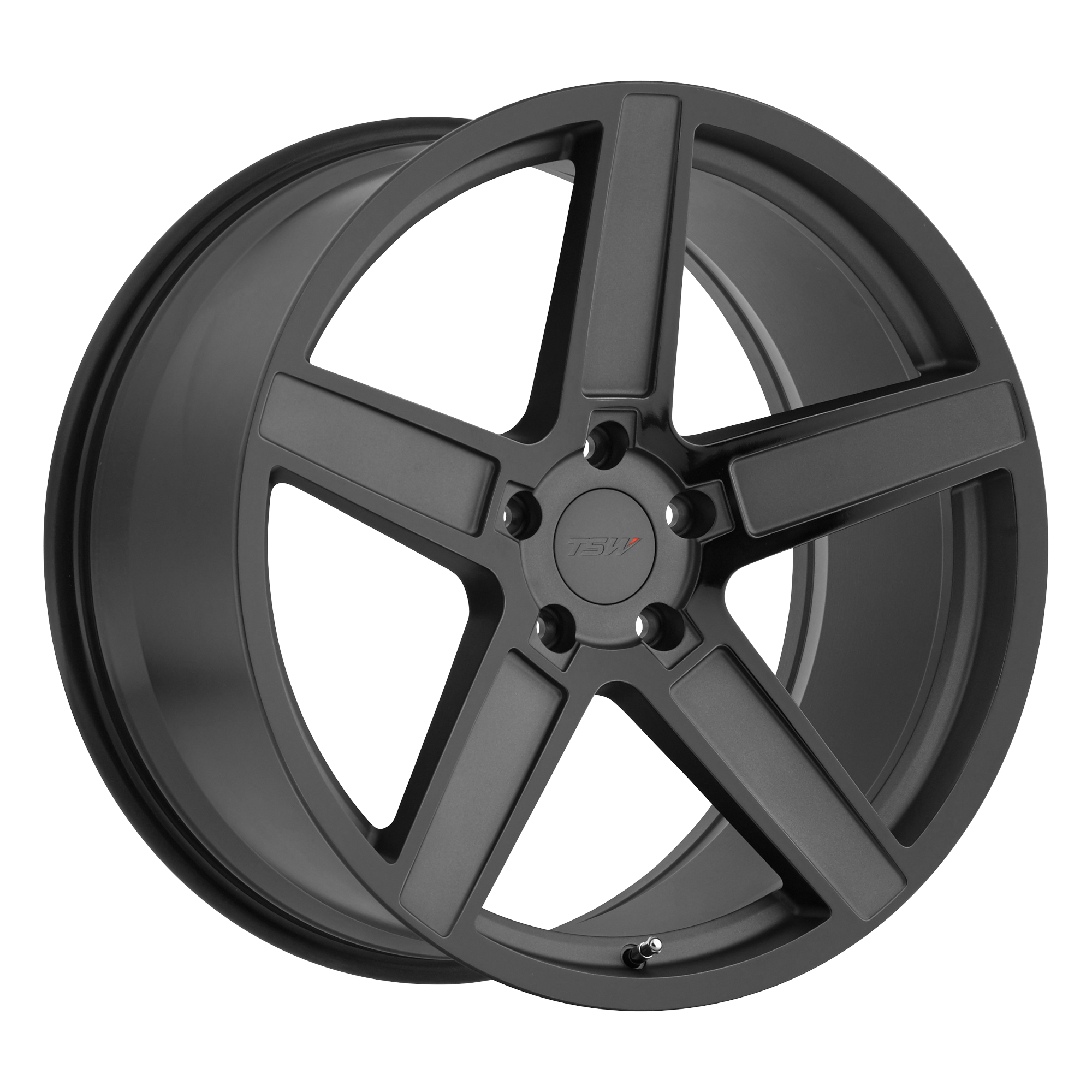 TSW 17"x8" Non-Chrome Matte Gunmetal with Gloss Black Face Custom Wheel ARSWCW1780ASC455112B72