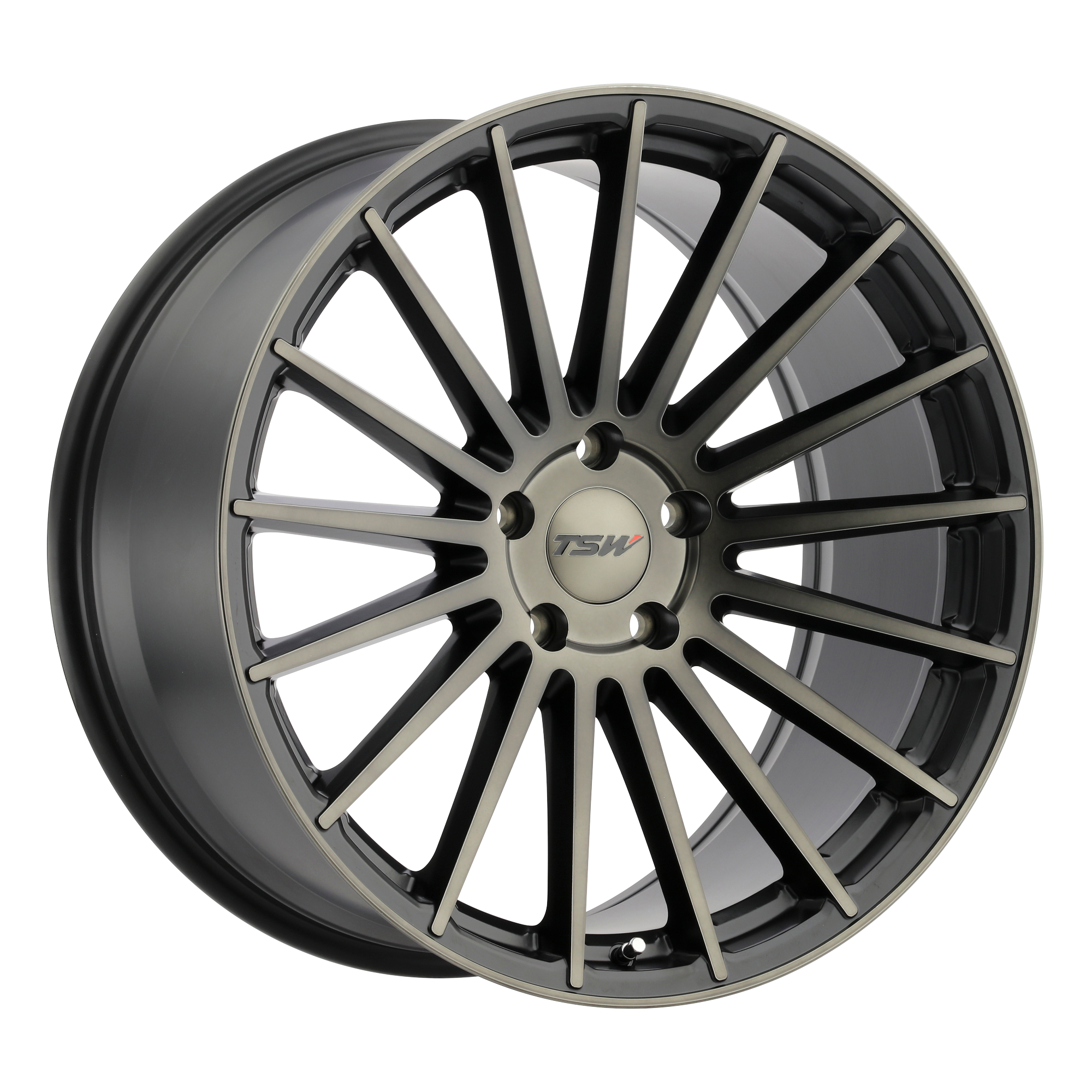 TSW 20"x8.5" Non-Chrome Matte Black with Machine Face and Dark Tint Custom Wheel ARSWCW2085LCU305114M76