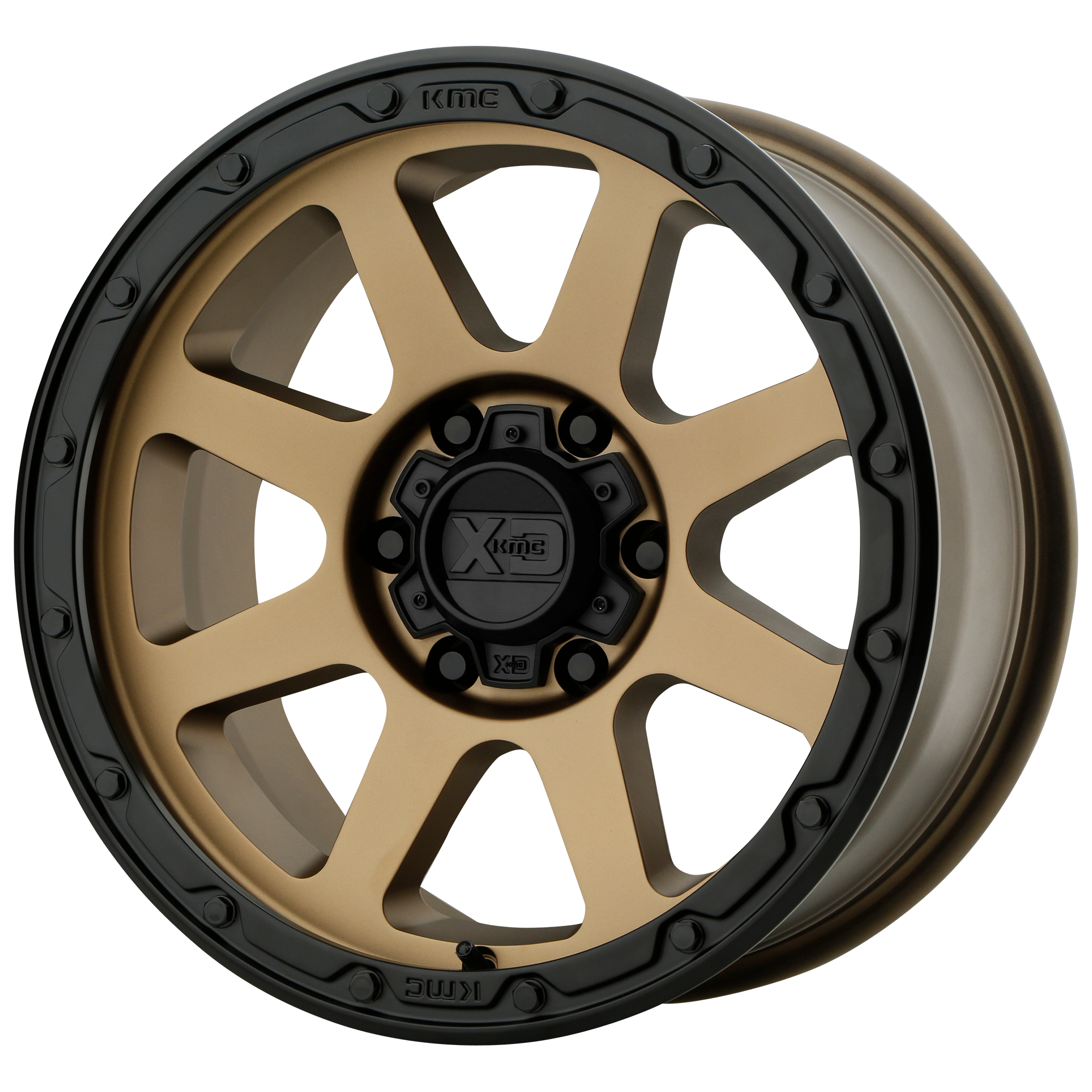 XD 17"x9" Non-Chrome Matte Bronze Matte Black Lip Custom Wheel ARSWCWXD13479063618