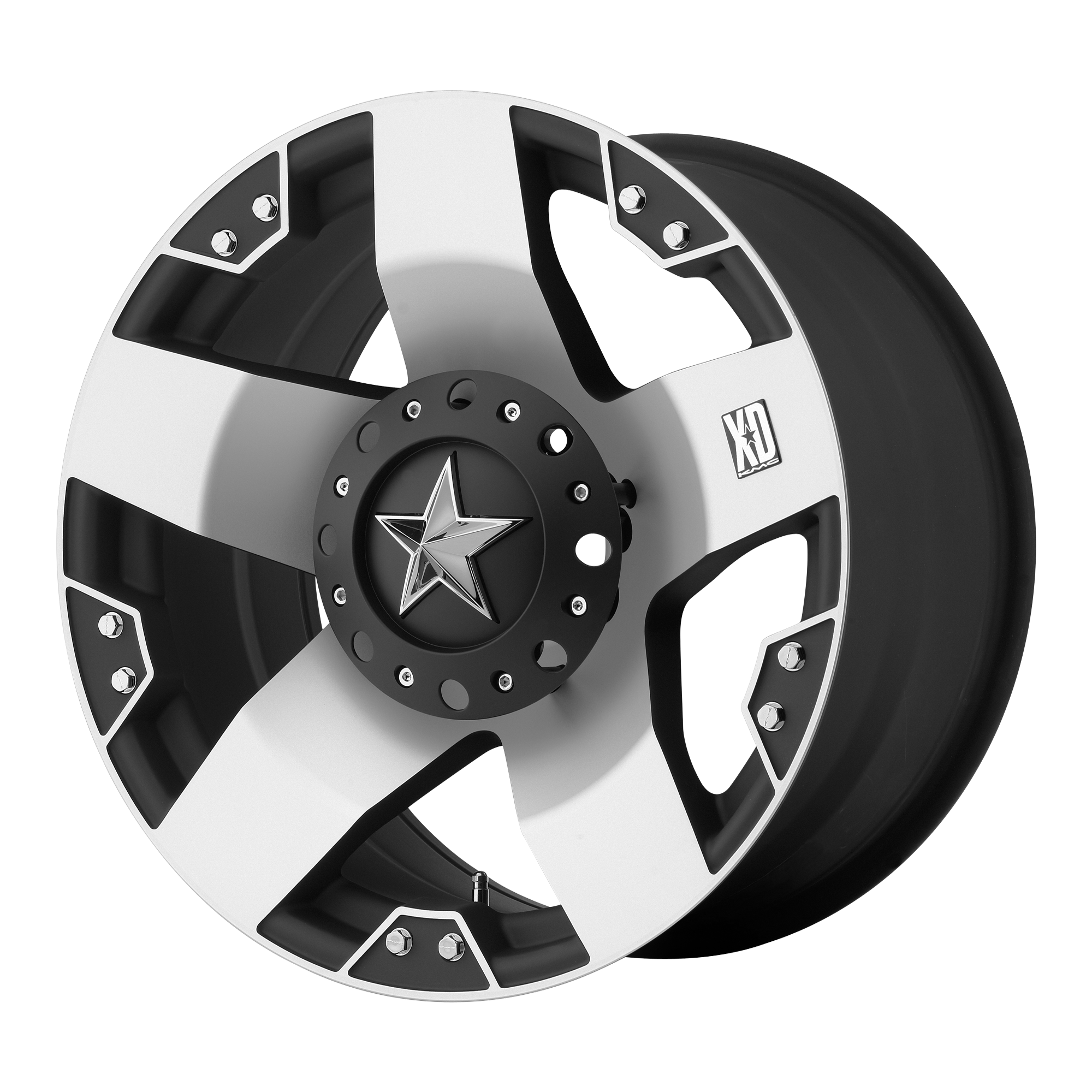 XD 22"x9.5" Non-Chrome Machined Face With Matte Black Windows Custom Wheel ARSWCWXD77522980512