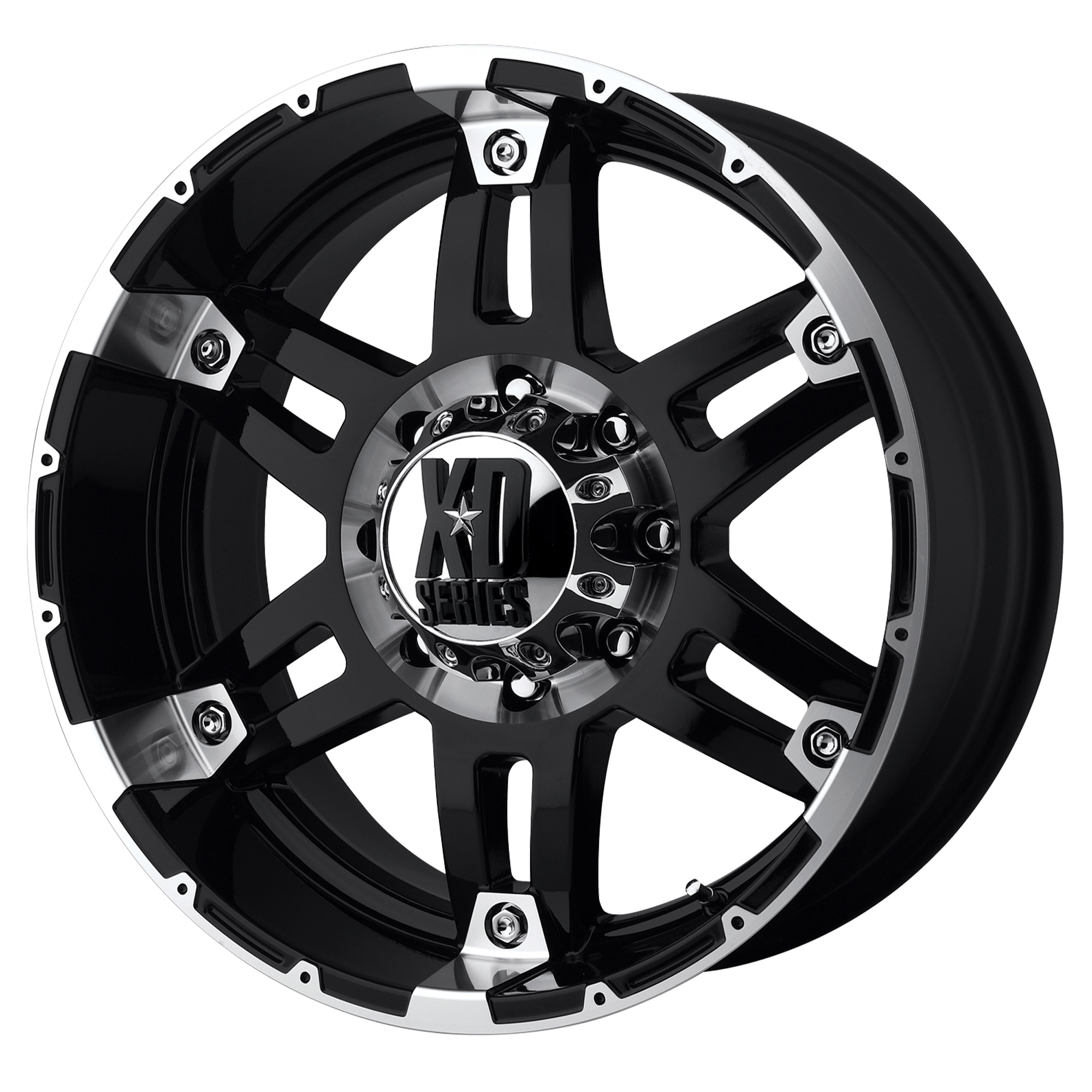 XD 17"x8" Non-Chrome Gloss Black Machined Custom Wheel ARSWCWXD79778088318