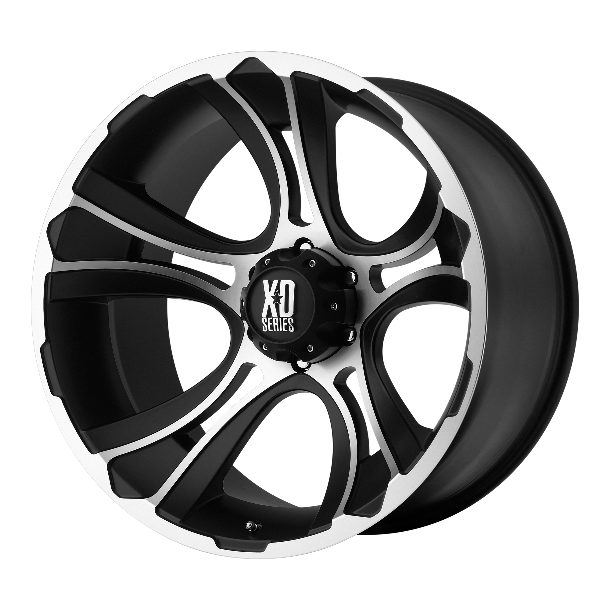 XD 22"x11" Non-Chrome Matte Black Machined Custom Wheel ARSWCWXD80122180544N