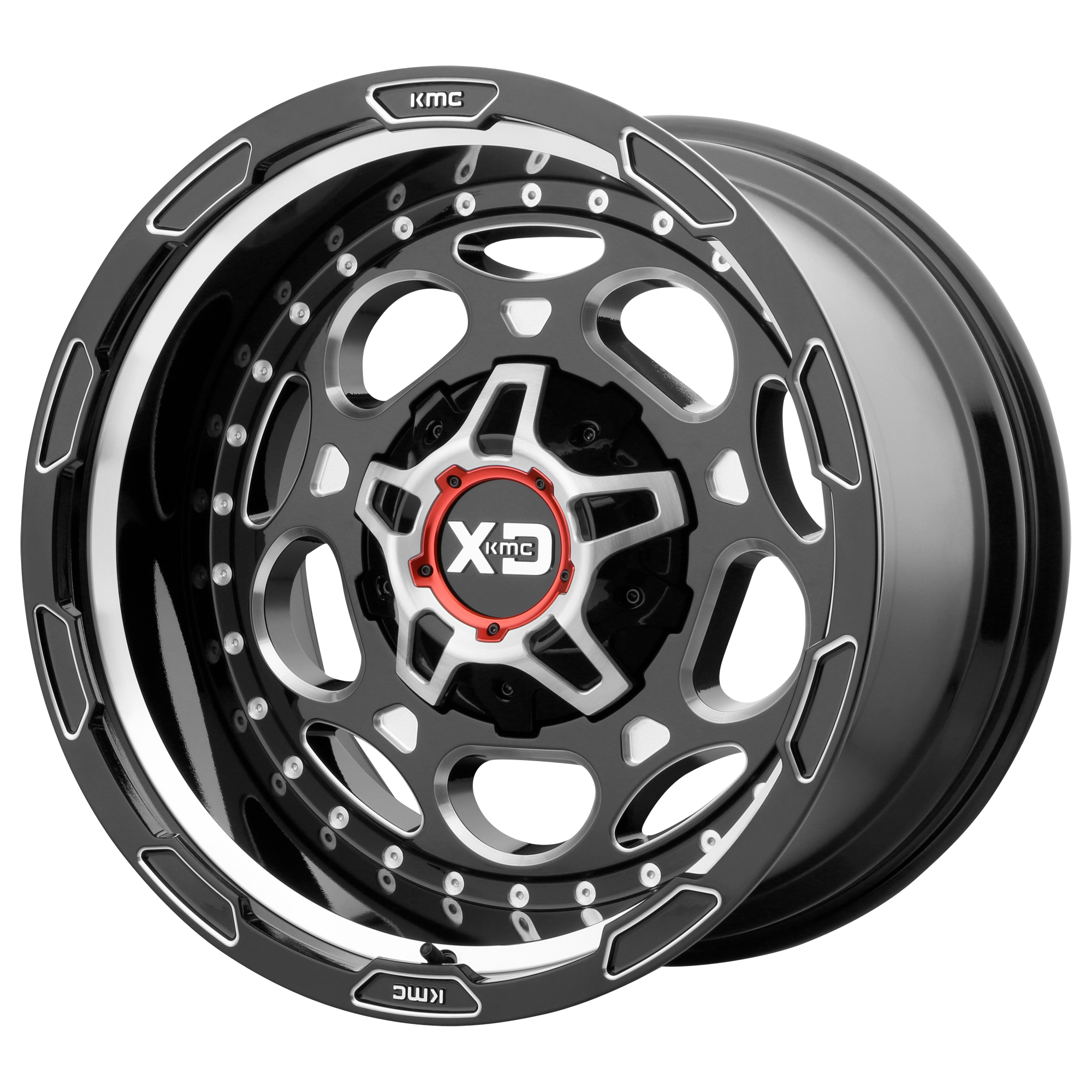 XD 20"x9" Non-Chrome Gloss Black Milled Custom Wheel ARSWCWXD83729067300