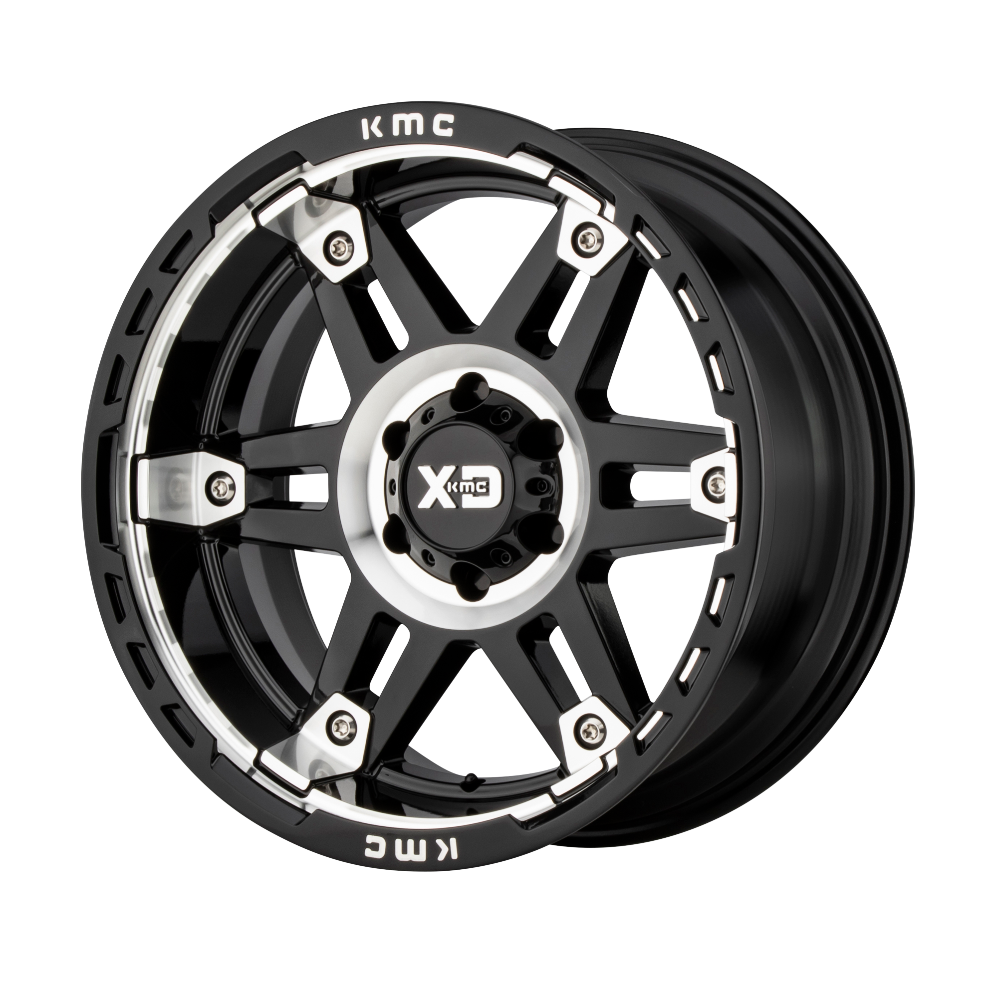 XD 20"x10" Non-Chrome Gloss Black Machined Custom Wheel ARSWCWXD84021050318N