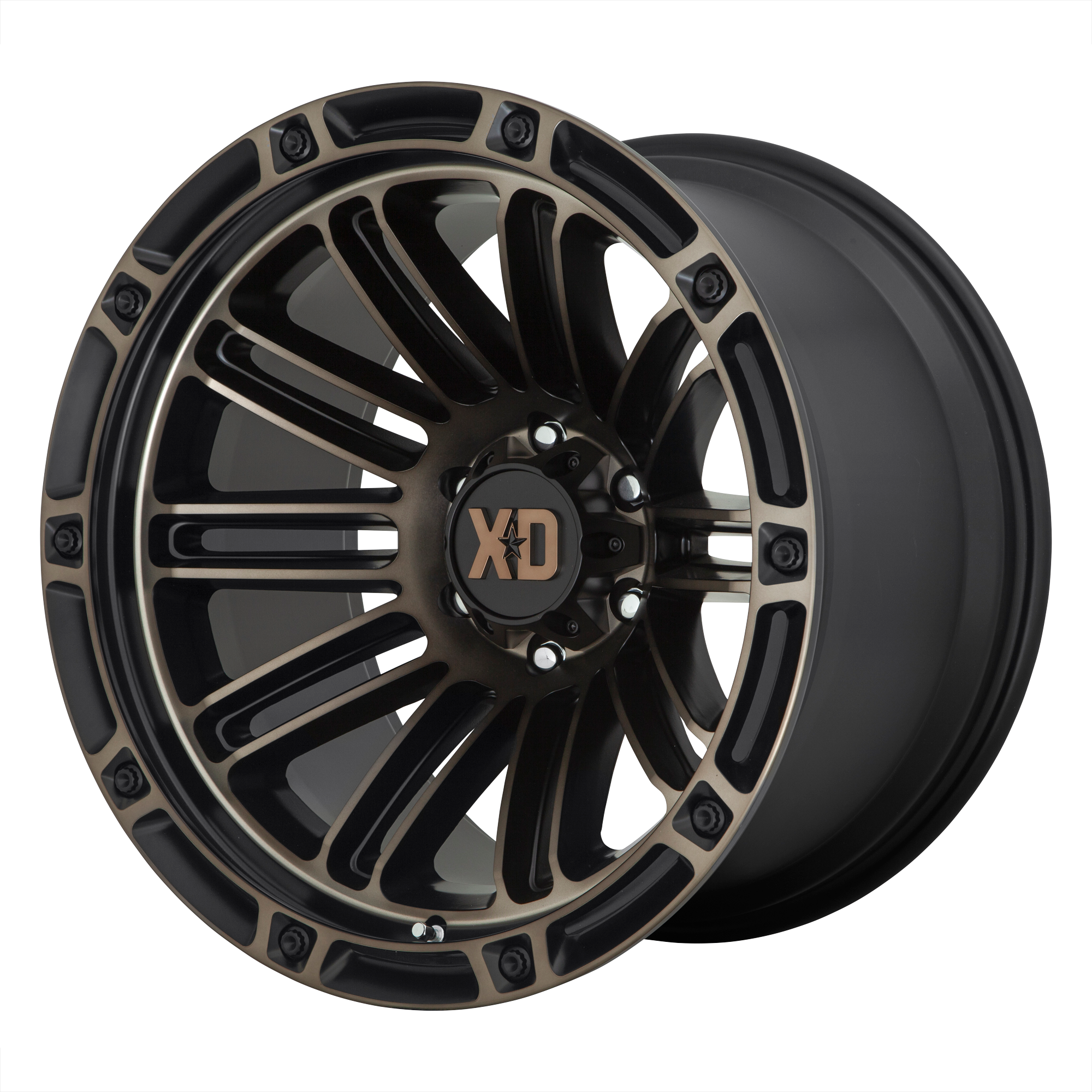 XD 20"x10" Non-Chrome Satin Black With Dark Tint Custom Wheel ARSWCWXD84621063618N