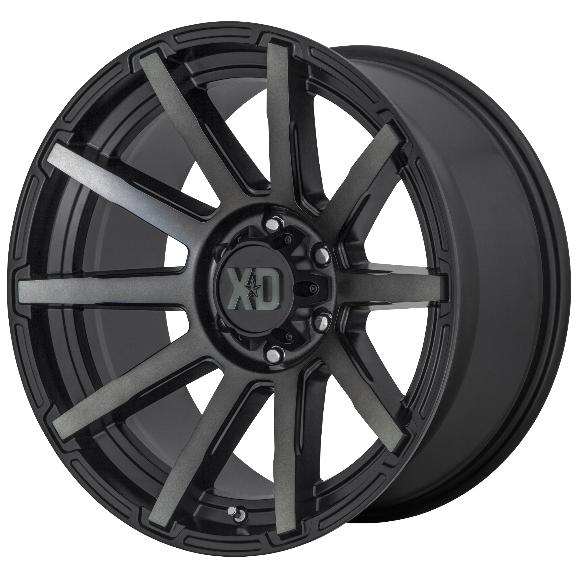 XD 18"x9" Non-Chrome Satin Black With Gray Tint Custom Wheel ARSWCWXD84789068412