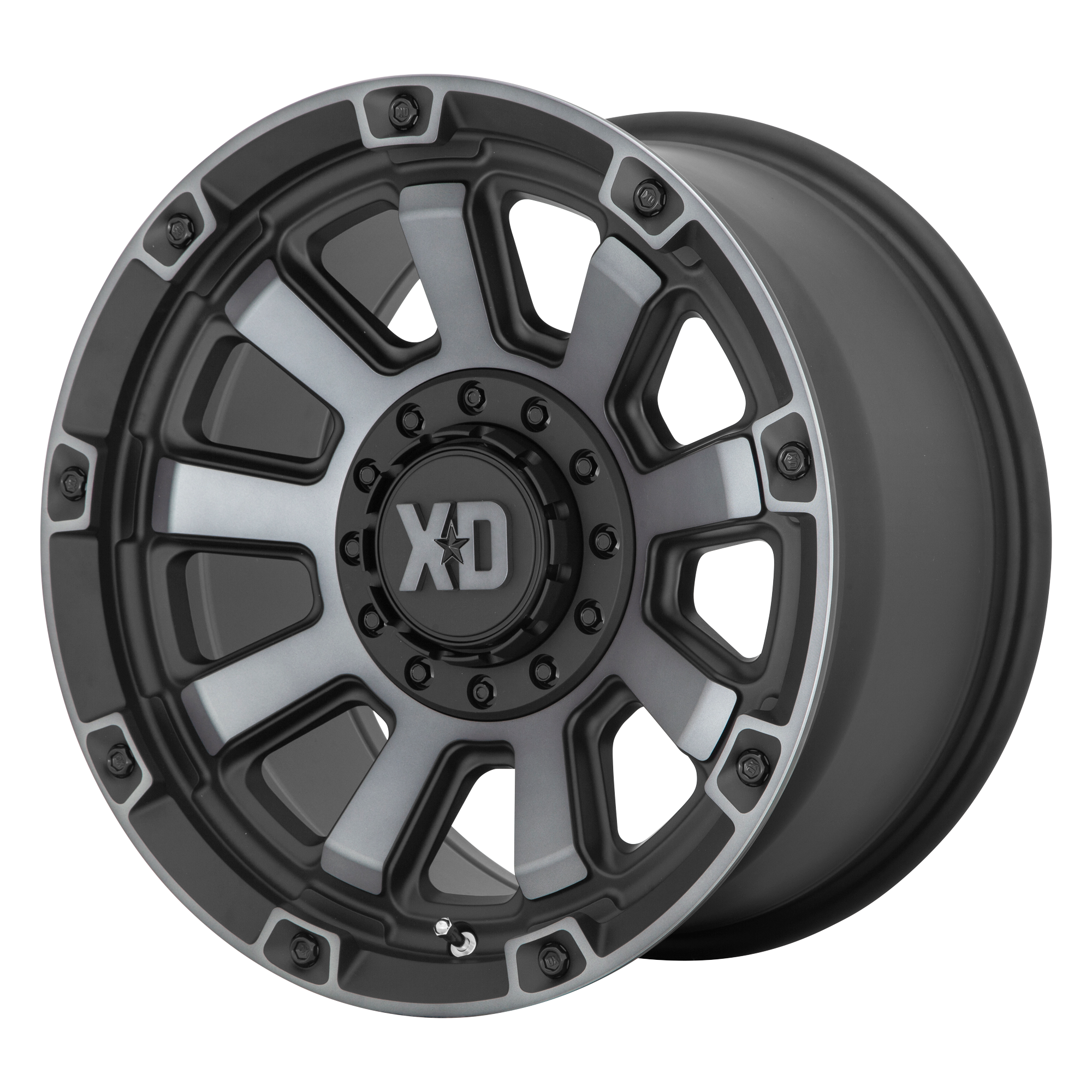 XD 17"x9" Non-Chrome Satin Black With Gray Tint Custom Wheel ARSWCWXD85279035400