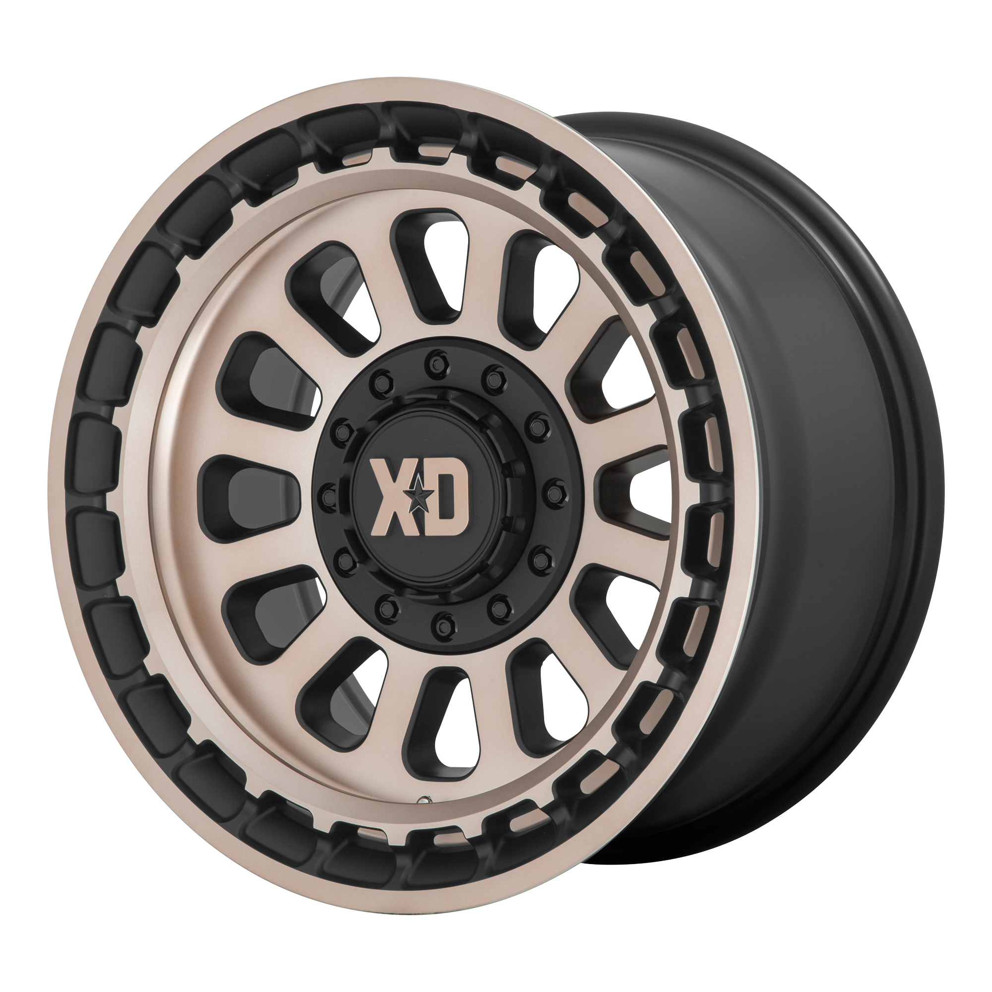 XD 20"x10" Non-Chrome Satin Black With Bronze Tint Custom Wheel ARSWCWXD85621035618N